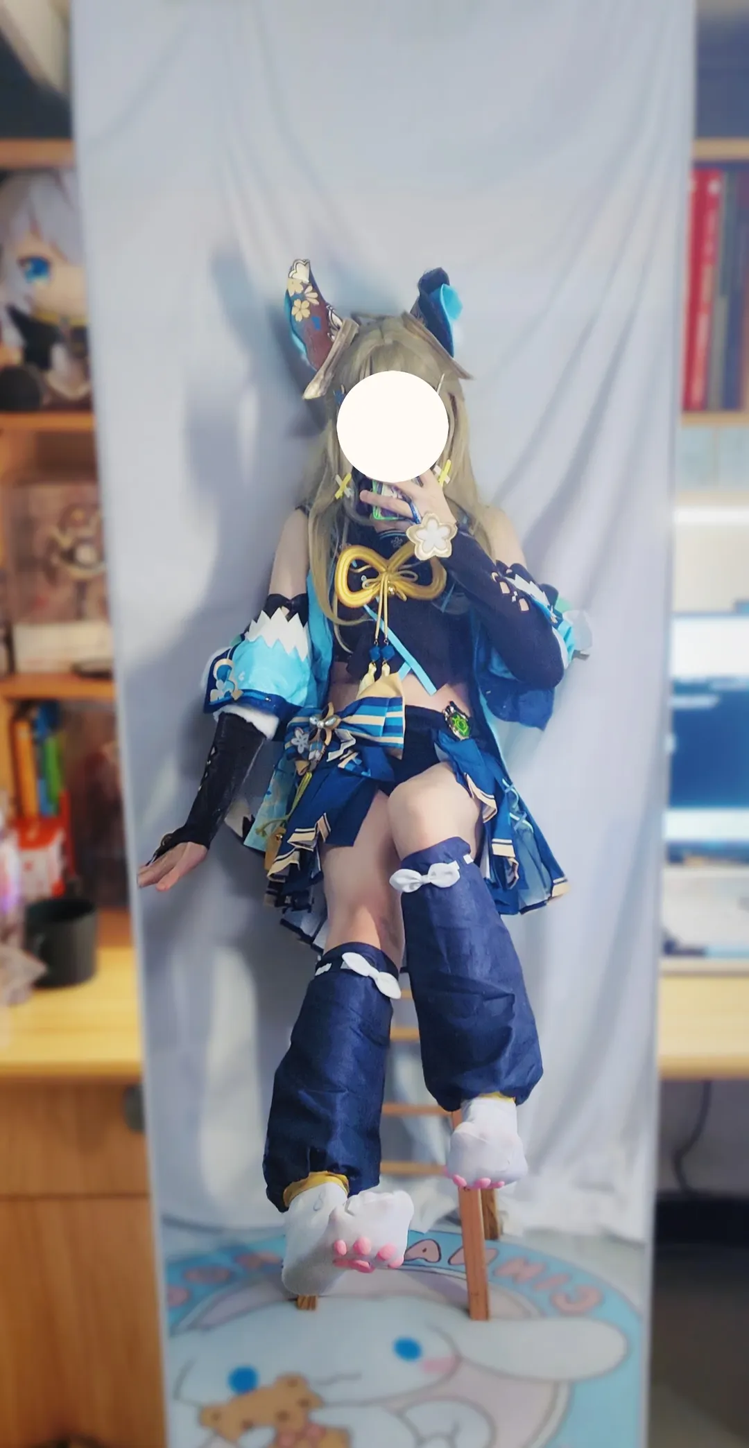 【绮良良cos】原神猫娘的服装细节与拍摄分享 - 第 1 张