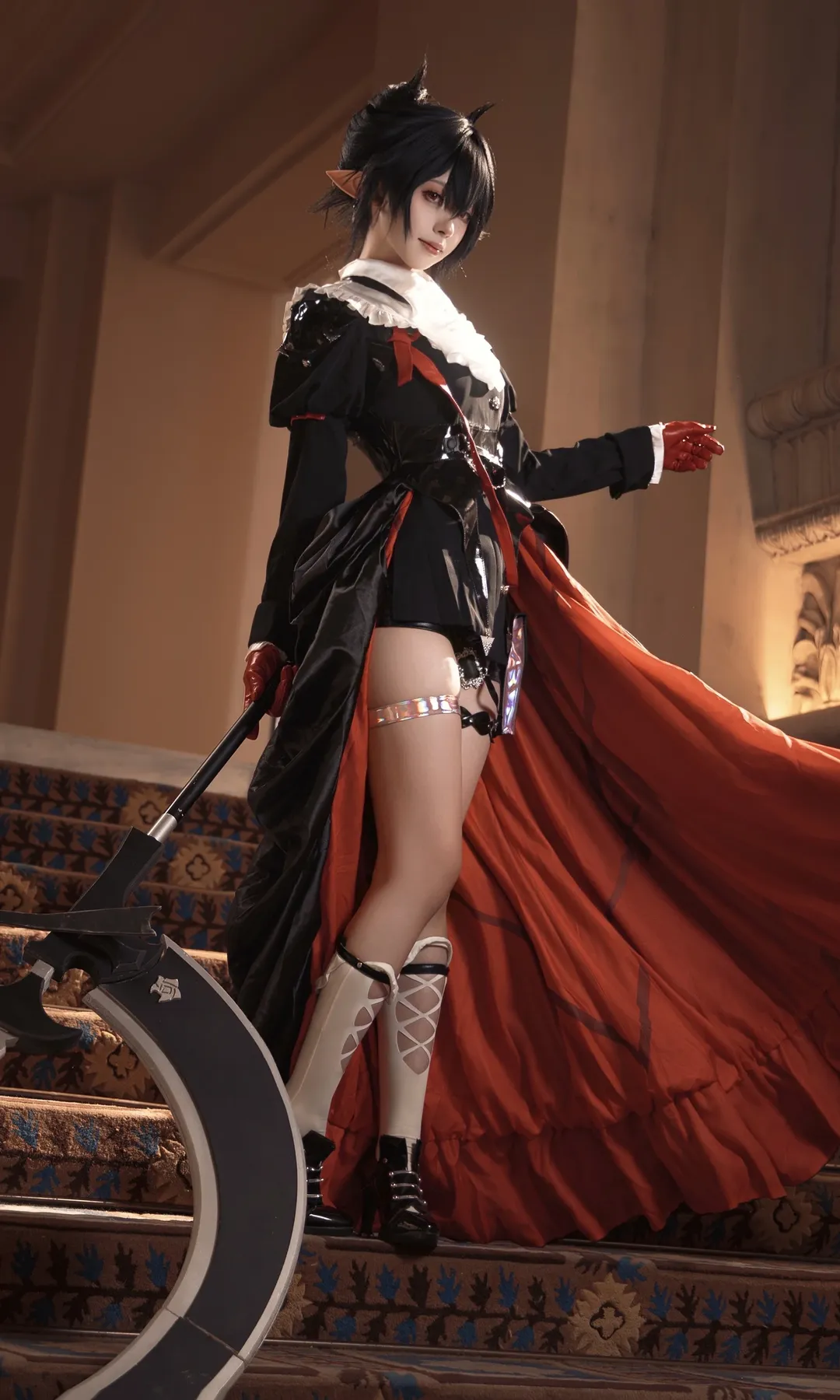 【隐德来希cos】明日方舟泡影苍霆的暗黑美学 - 第 2 张