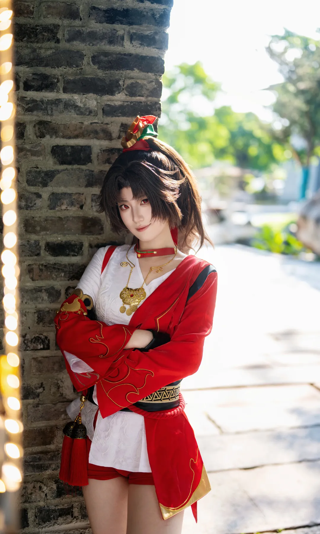 【云缨cos】长缨在手，烈火随行，国风战袍红白配色太飒了 - 第 2 张