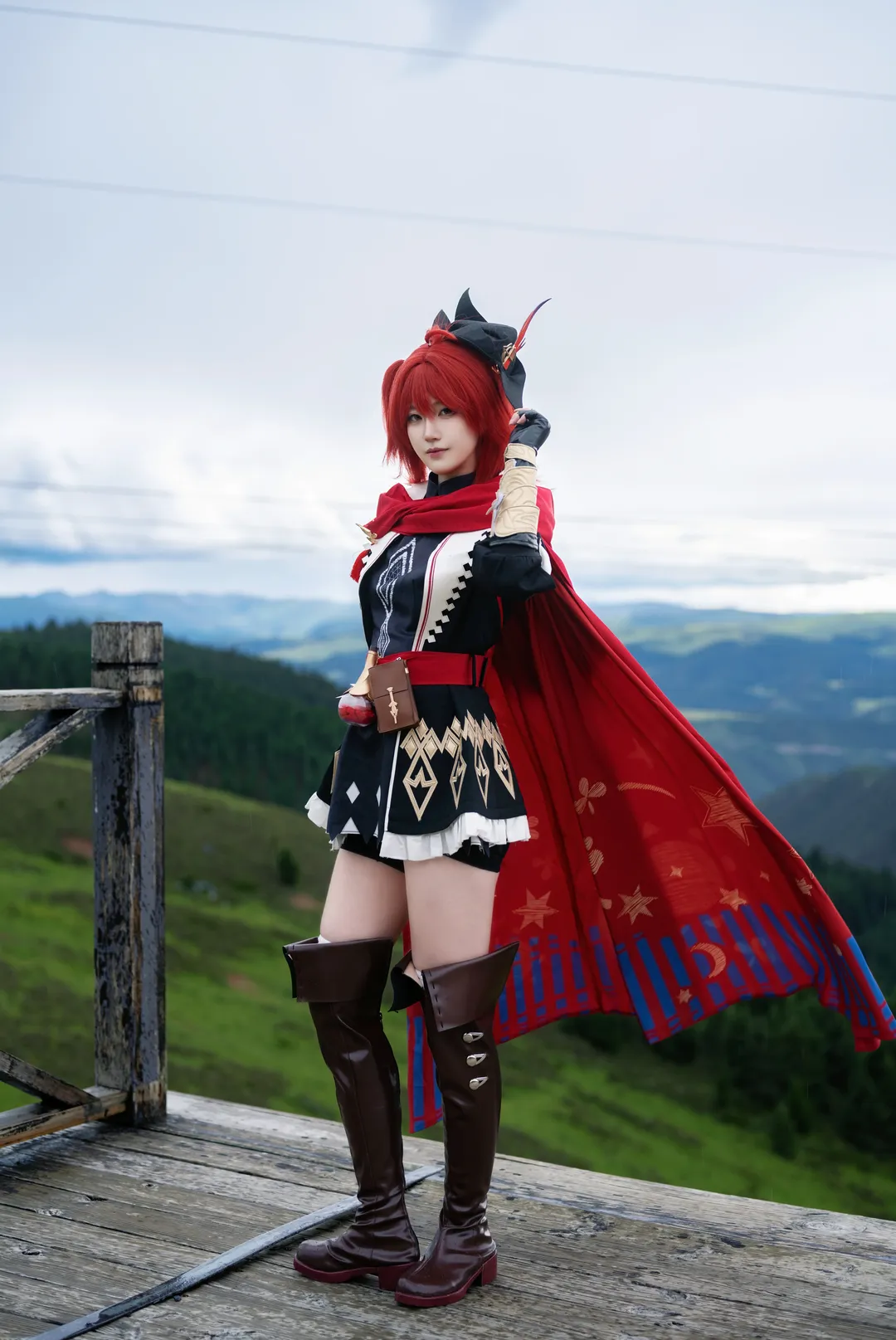 【新约能天使cos】明日方舟寻翼之歌，化身山野间的吟游诗人 - 第 3 张