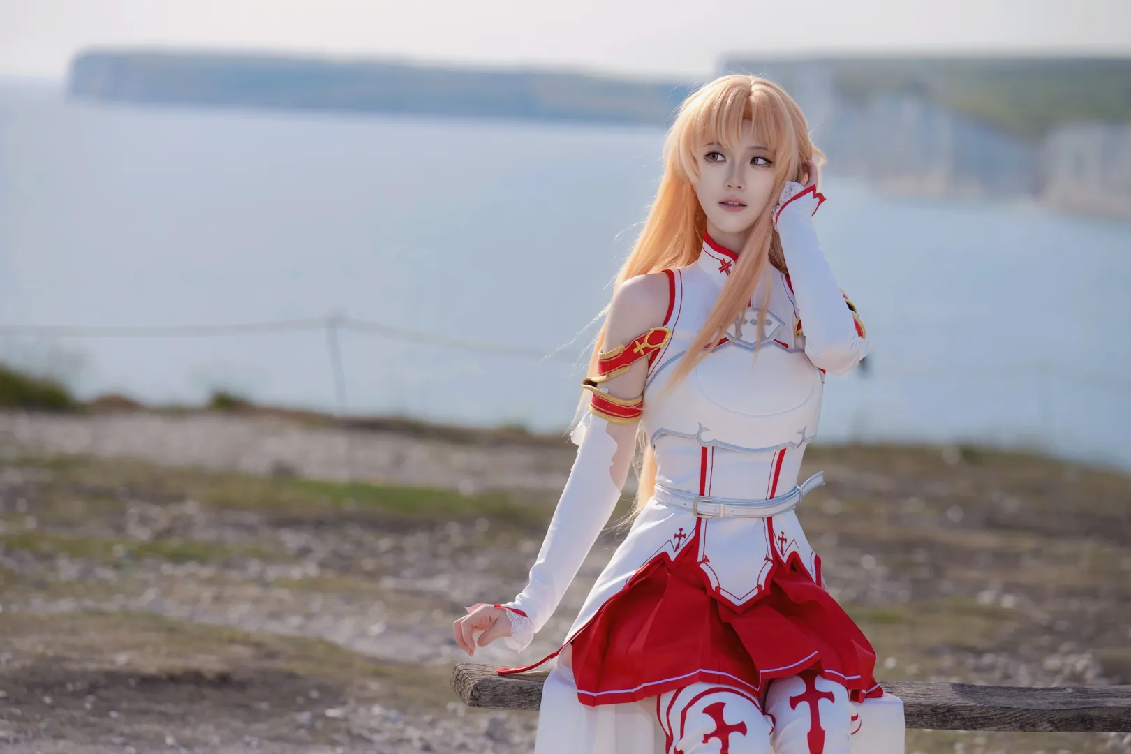 【亚丝娜cos】刀剑神域闪光副团长的海边巡礼 - 第 1 张