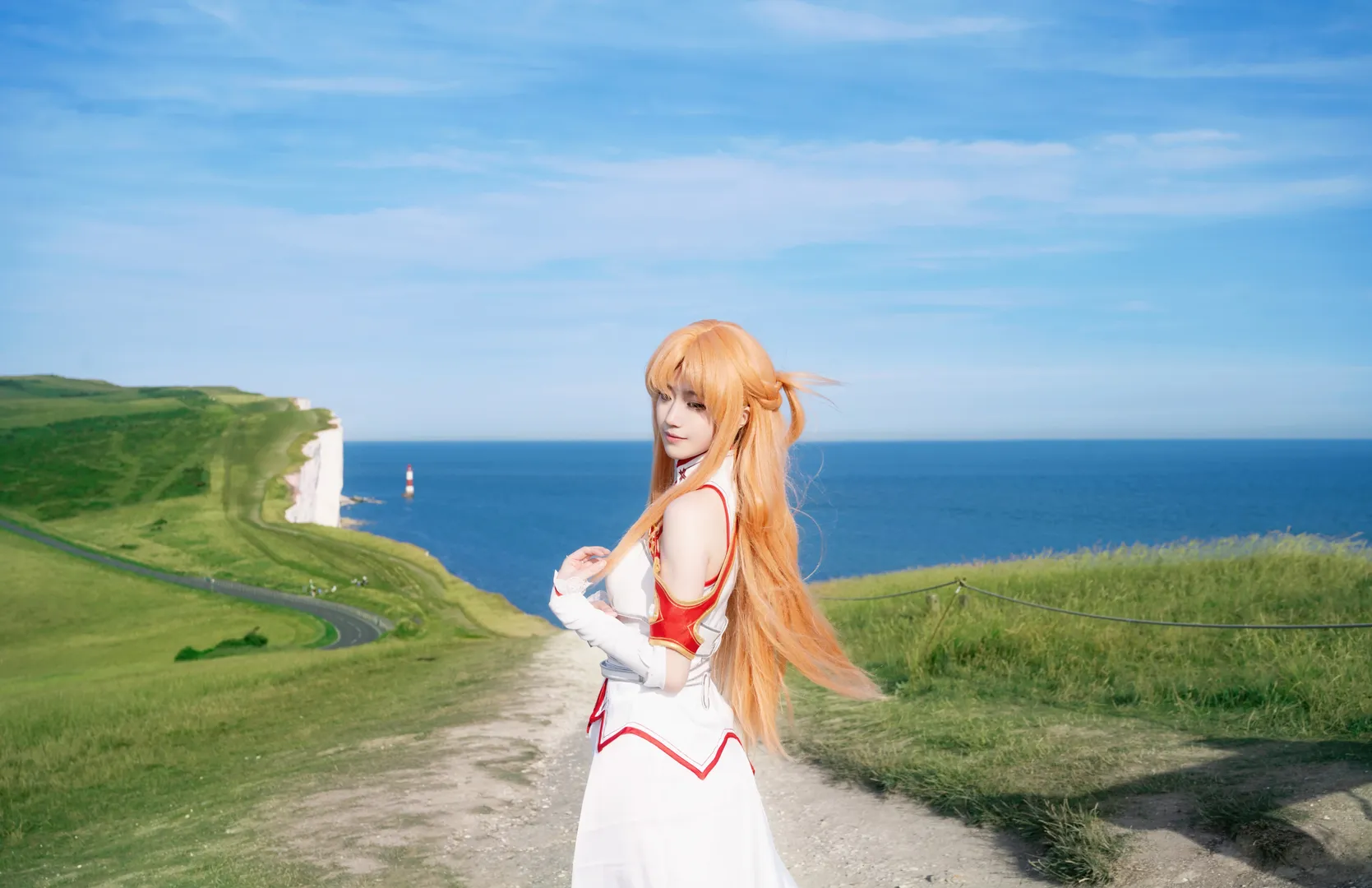 【亚丝娜cos】刀剑神域闪光副团长的海边巡礼 - 第 2 张