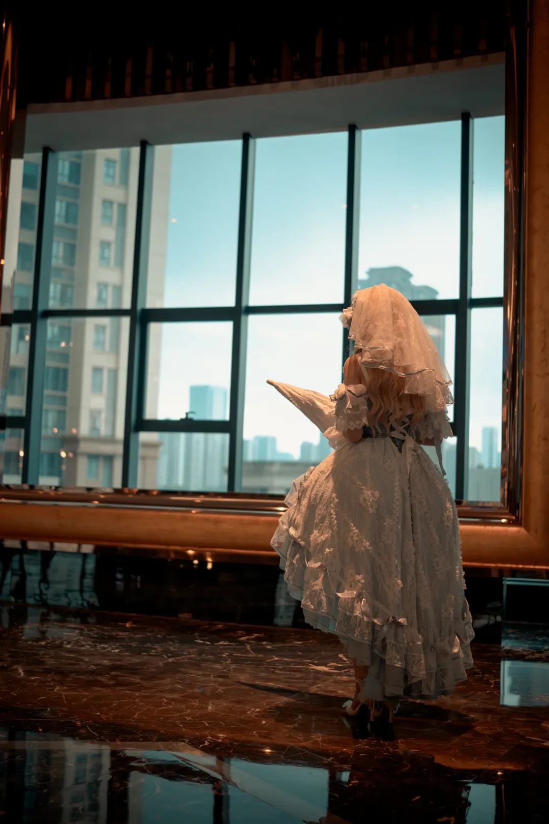 藍白Lolita洋裝室內拍攝分享 - 第 3 張