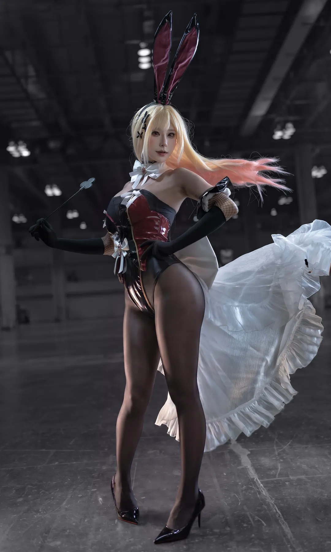 【喜川多海梦cos】暗黑工业风的动态兔女郎 - 第 1 张