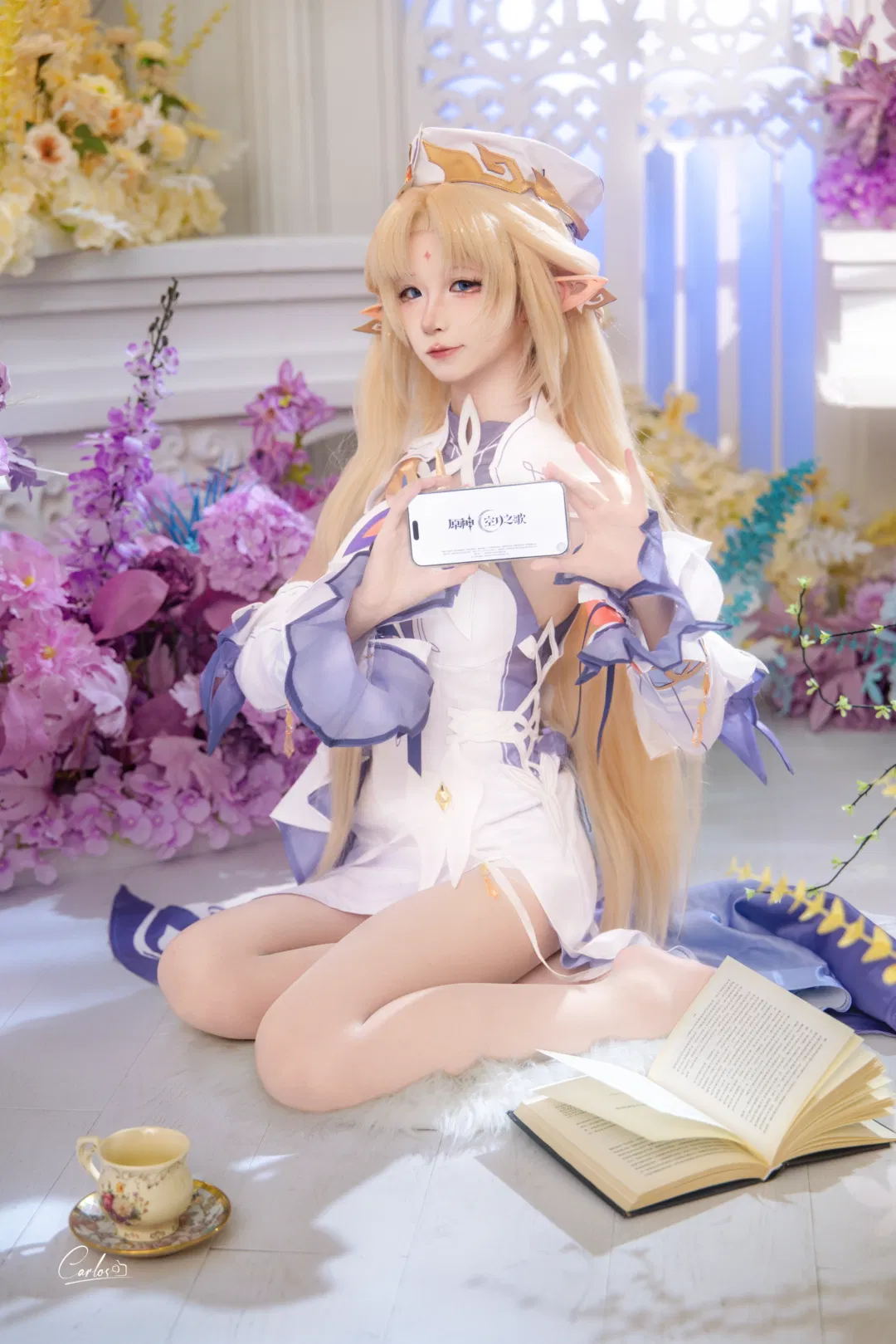 原神幻境精灵cos 沉溺于花海中的美梦 - 第 9 张