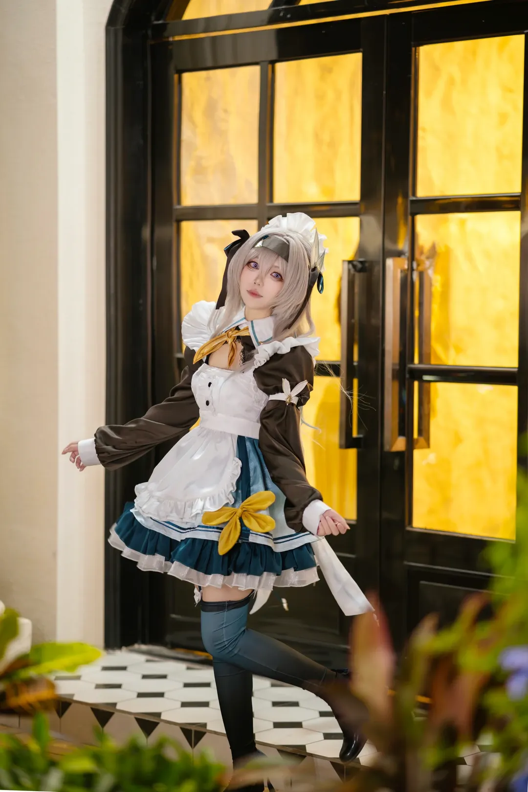 【流萤cos】崩坏星穹铁道里，用女仆装记录不愿被遗忘的陪伴 - 第 1 张