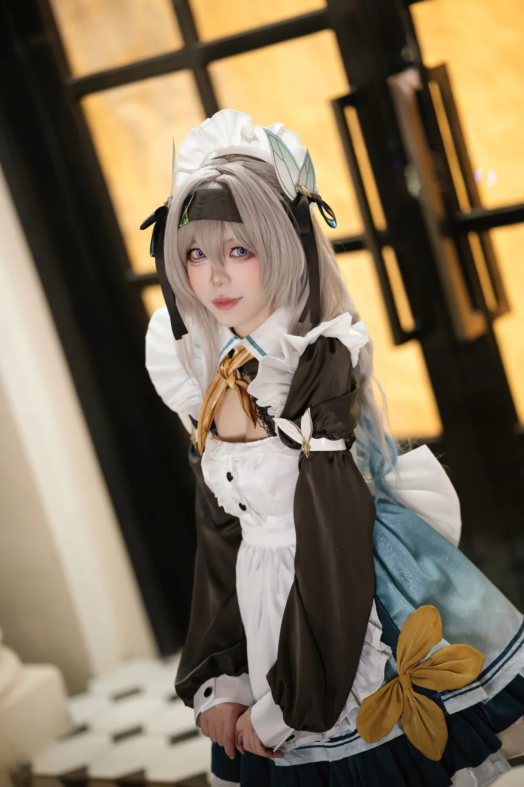 【流萤cos】崩坏星穹铁道里，用女仆装记录不愿被遗忘的陪伴 - 第 2 张