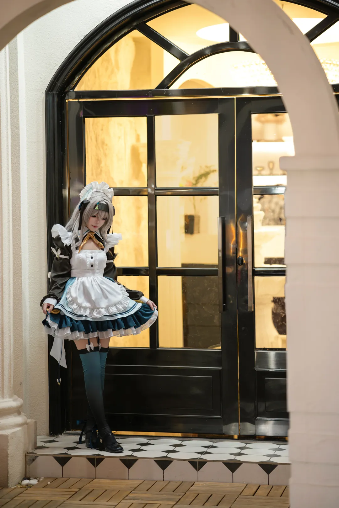 【流萤cos】崩坏星穹铁道里，用女仆装记录不愿被遗忘的陪伴 - 第 4 张