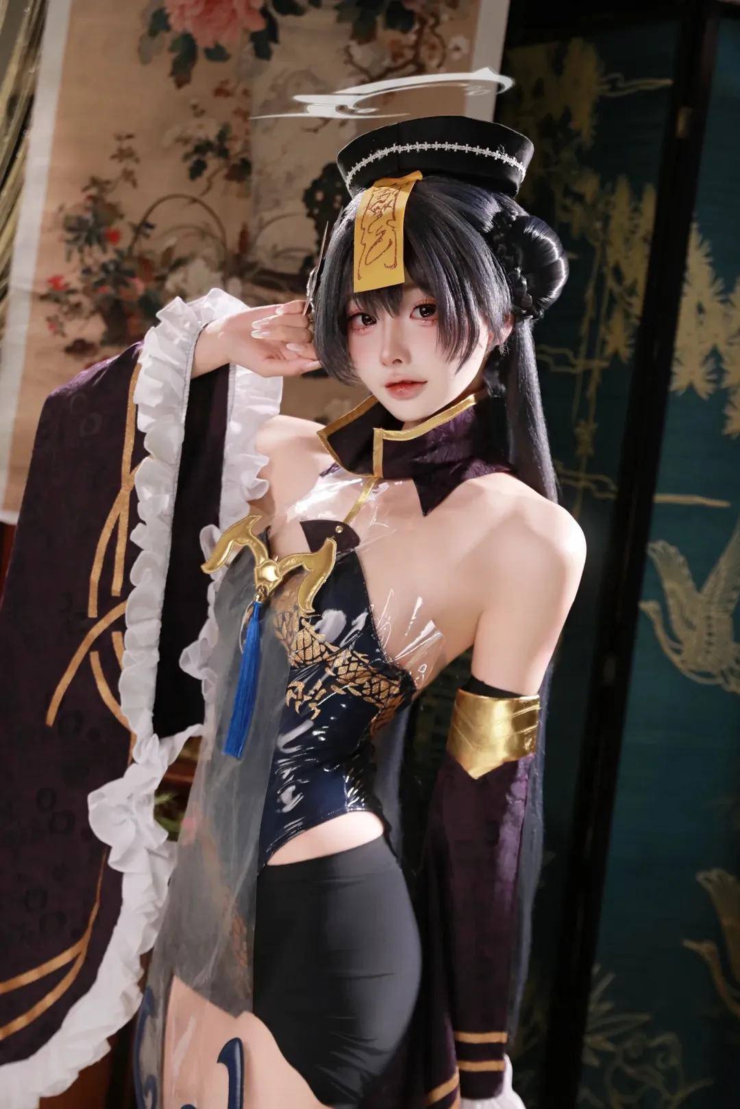 【妃咲cos】蔚藍檔案裡的神秘感拉滿的一套造型 - 第 1 張