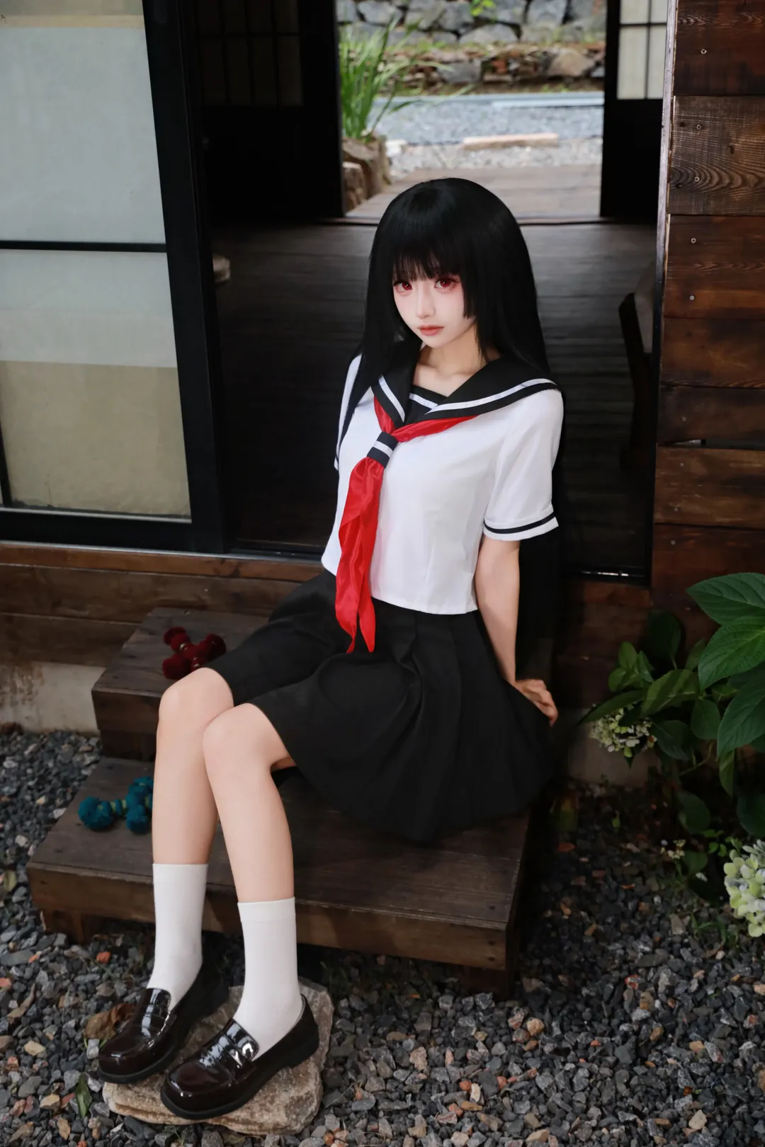 【閻魔愛cos】地獄少女經典水手服造型 - 第 2 張