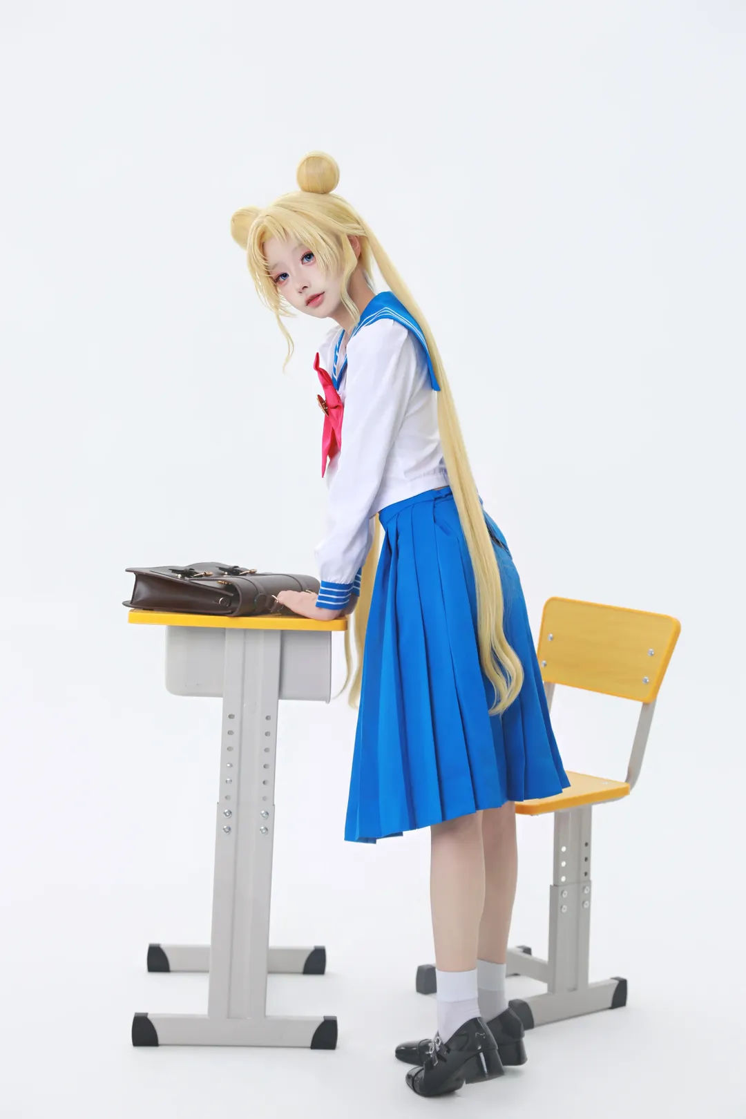 【月野兔cos】美少女战士经典水手服与校园日常 - 第 2 张