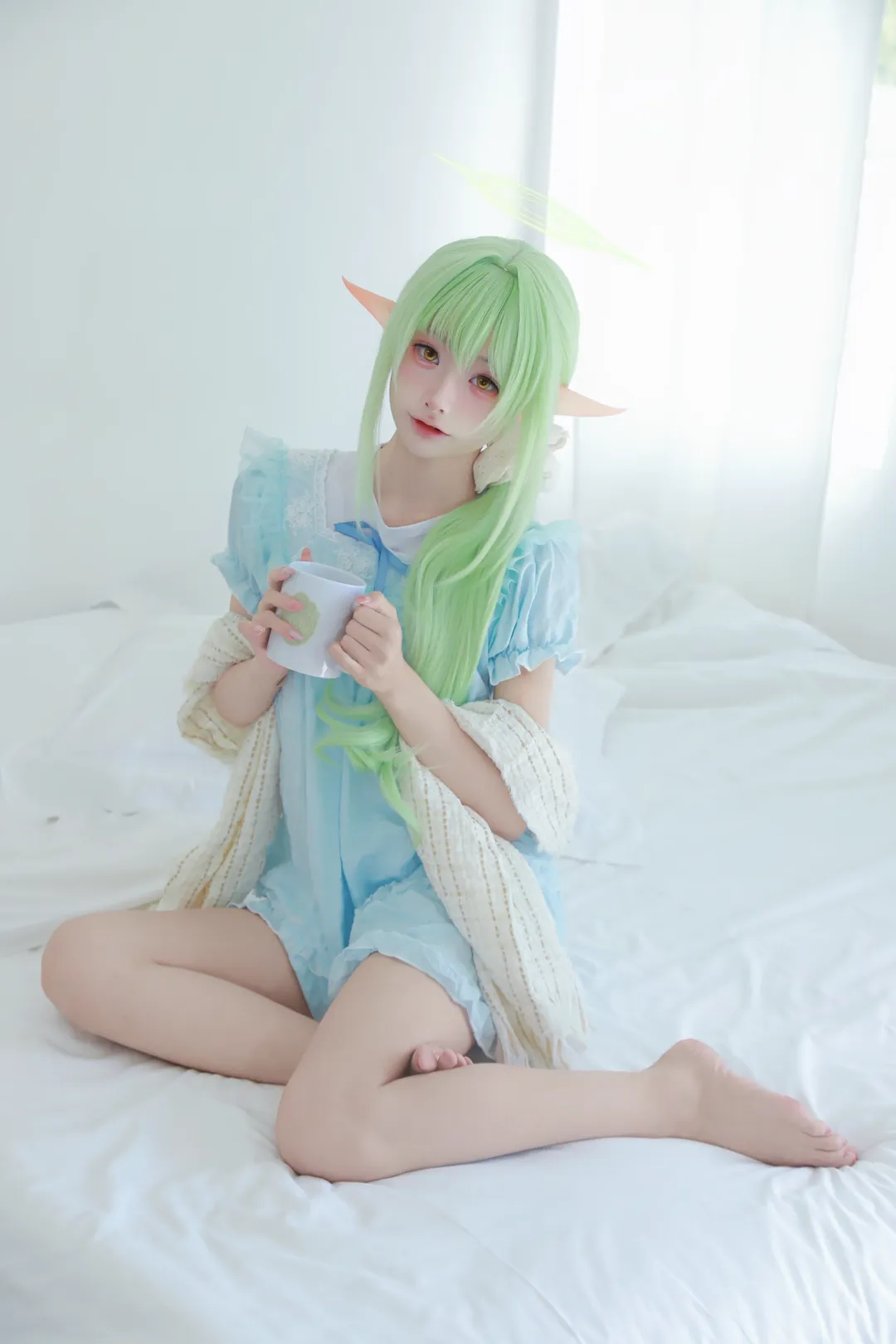 【橘望cos】蔚蓝档案的橘望居家感拍摄分享 - 第 1 张