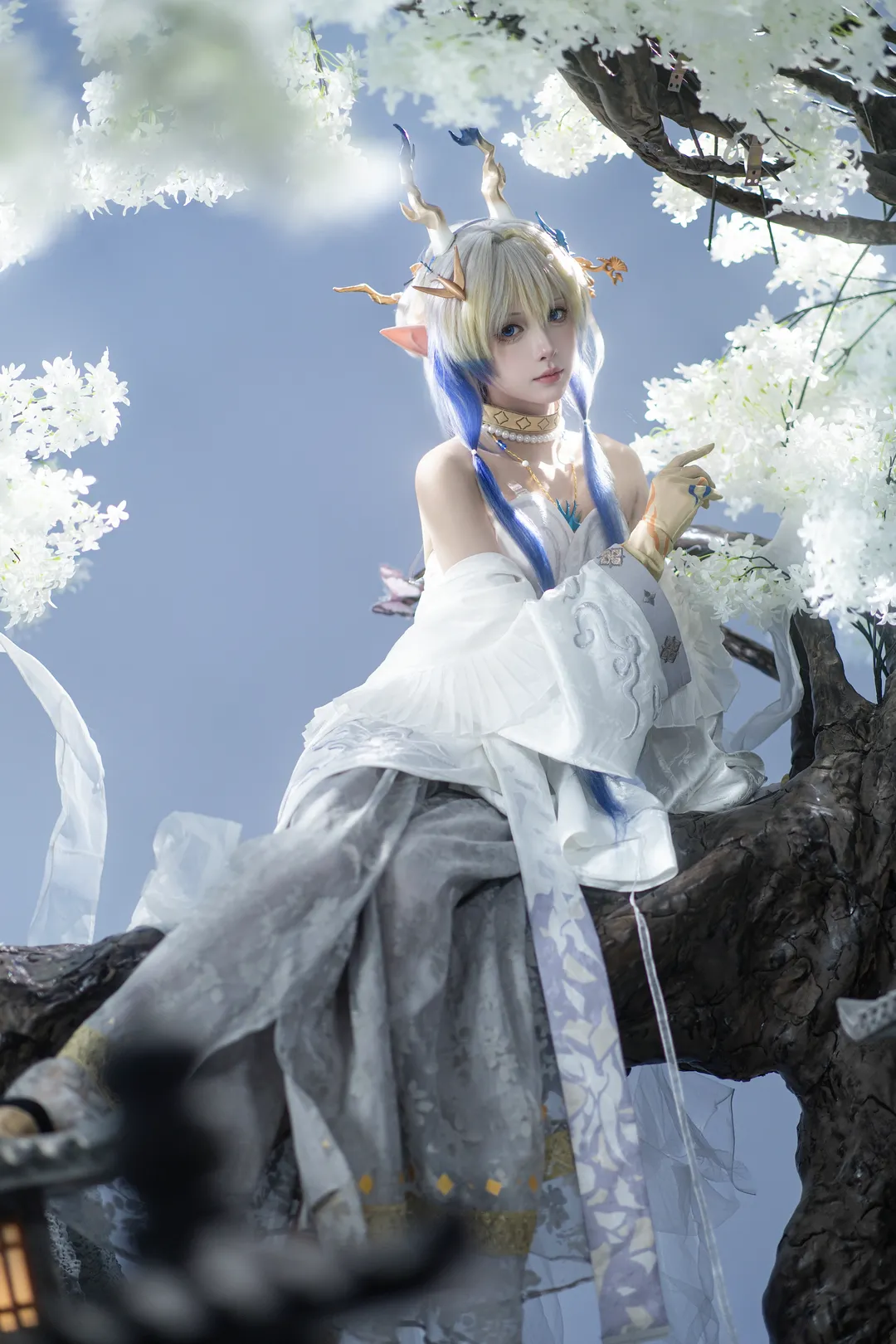 【黍cos】明日方舟音律联觉这套清冷感拉满的造型 - 第 3 张