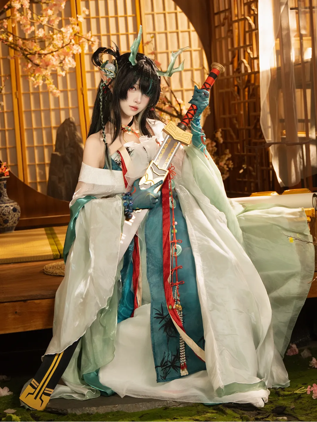 【夕cos】明日方舟夕：云台三落，云观五现的国风画卷 - 第 3 张
