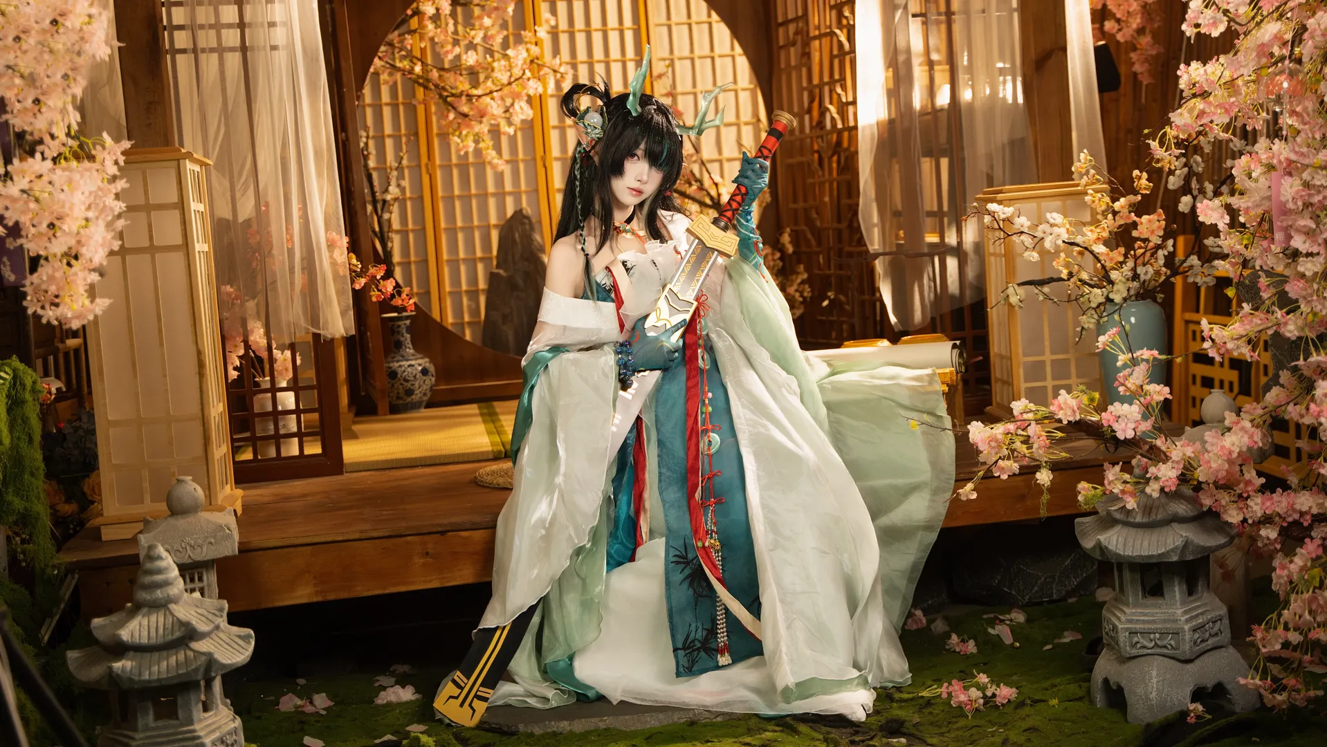 【夕cos】明日方舟夕：云台三落，云观五现的国风画卷 - 第 4 张