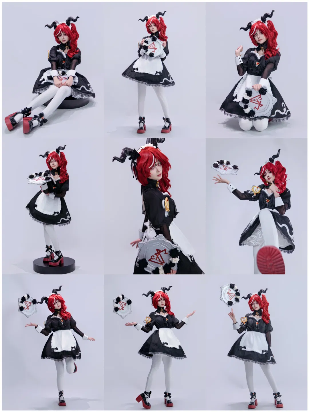 第五人格祭司绯cos，真理之下九宫格与拍照姿势记录 - 第 1 张