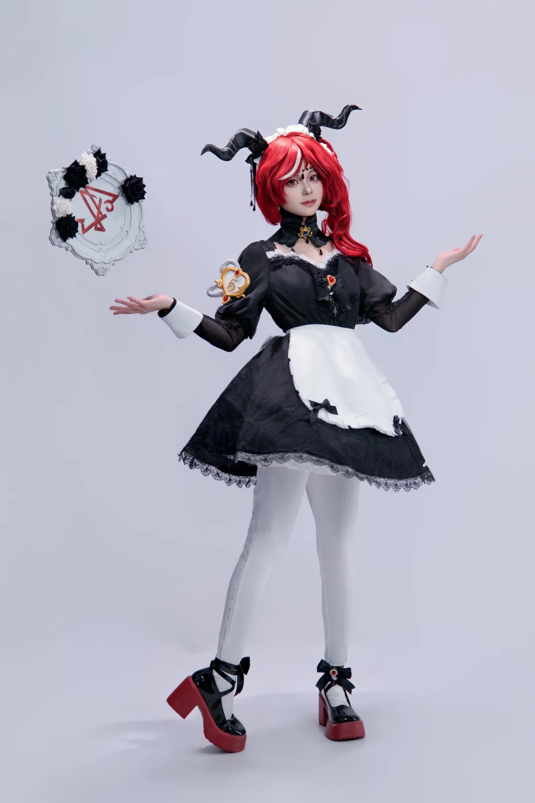 第五人格祭司绯cos，真理之下九宫格与拍照姿势记录 - 第 3 张