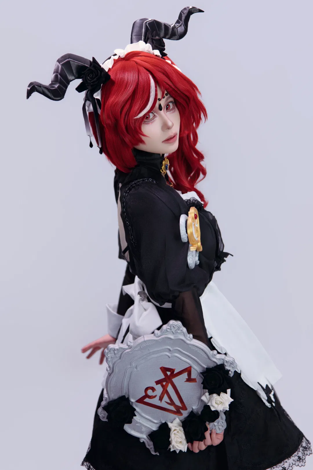 第五人格祭司绯cos，真理之下九宫格与拍照姿势记录 - 第 6 张