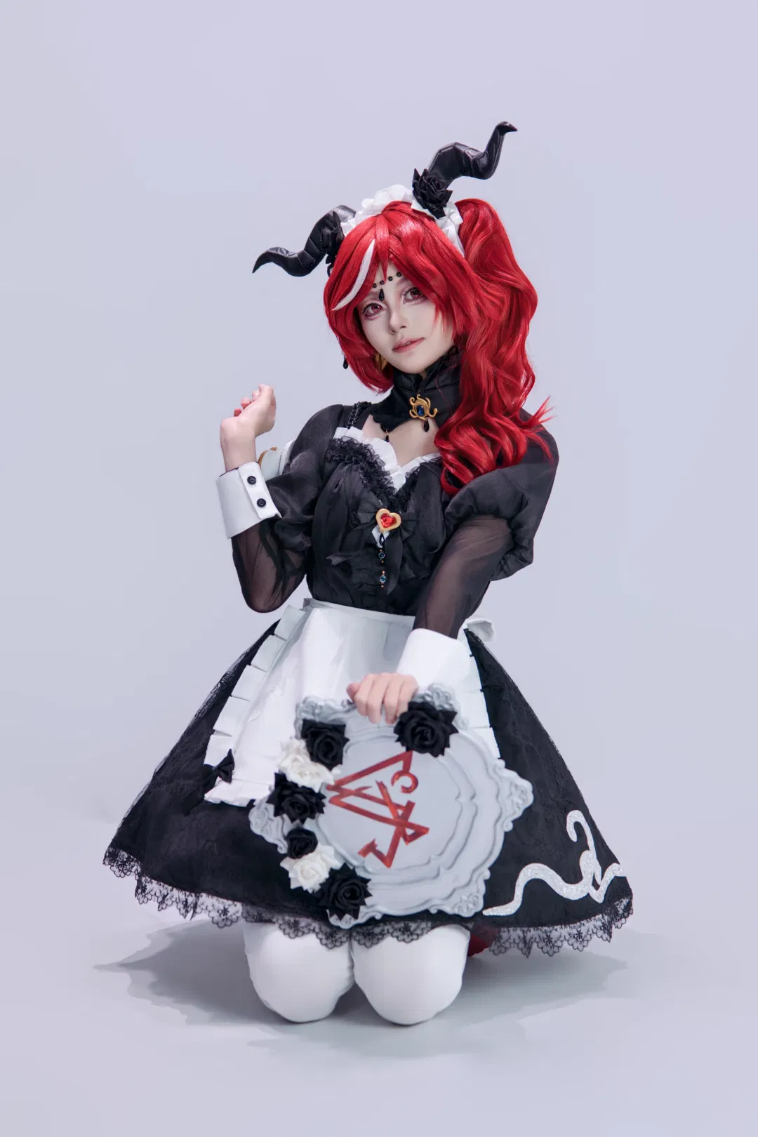 第五人格祭司绯cos，真理之下九宫格与拍照姿势记录 - 第 8 张
