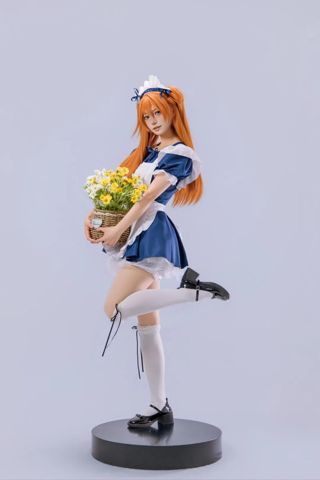 【明日香cos】新世紀福音戰士女僕裝拍照姿勢分享 - 第 3 張