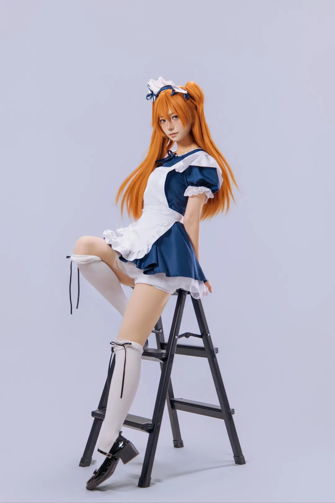 【明日香cos】新世紀福音戰士女僕裝拍照姿勢分享 - 第 6 張