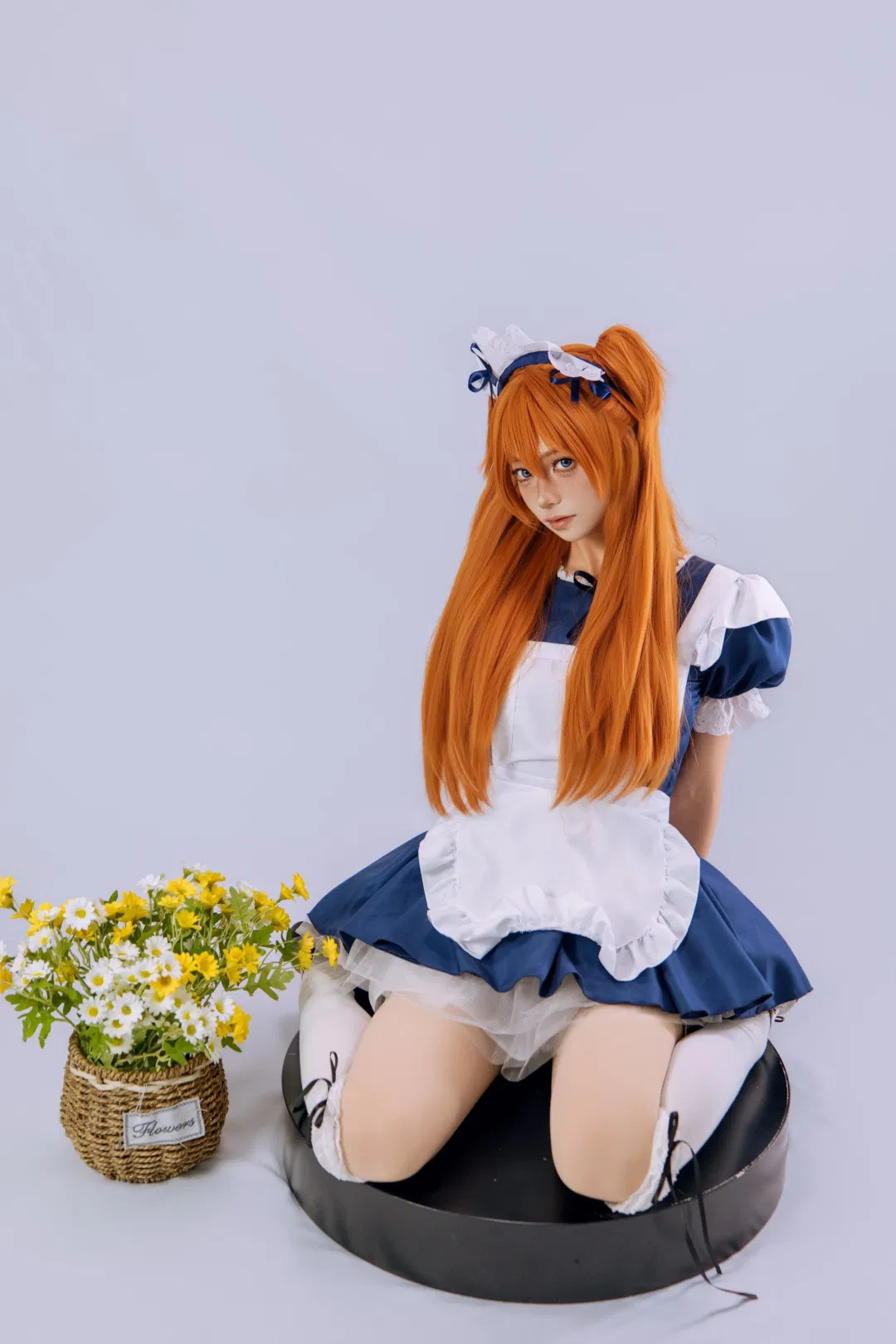 【明日香cos】新世紀福音戰士女僕裝拍照姿勢分享 - 第 7 張