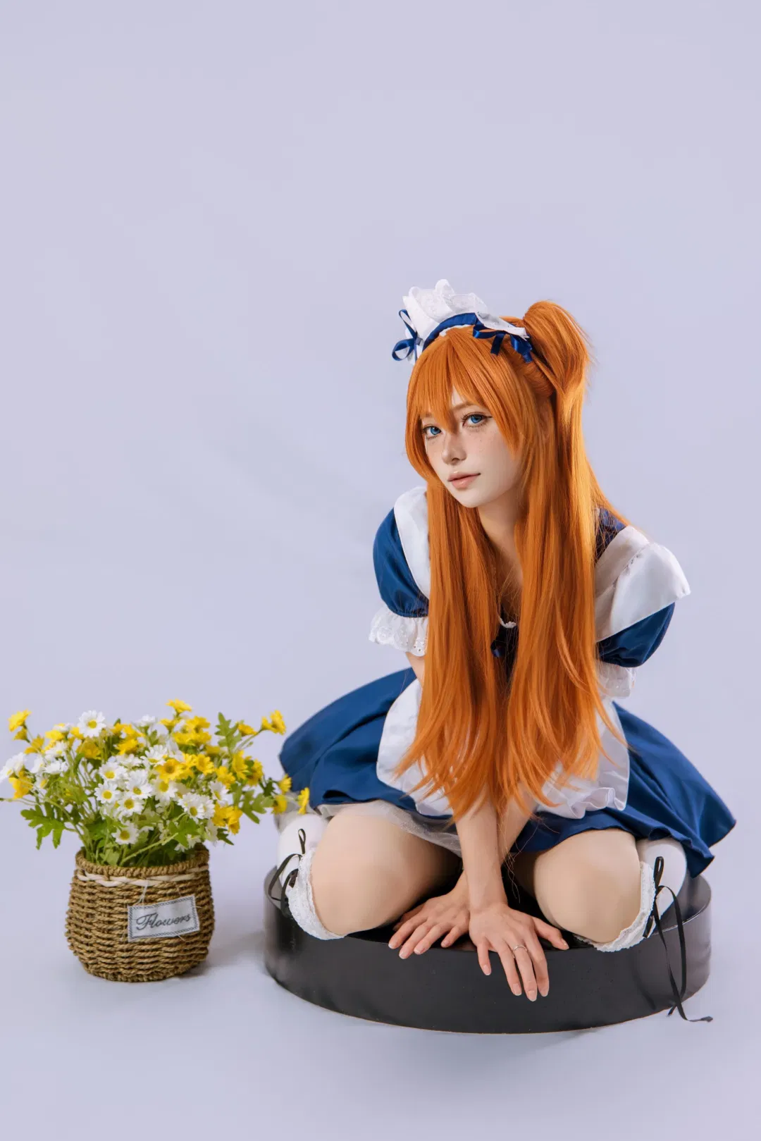 【明日香cos】新世紀福音戰士女僕裝拍照姿勢分享 - 第 8 張