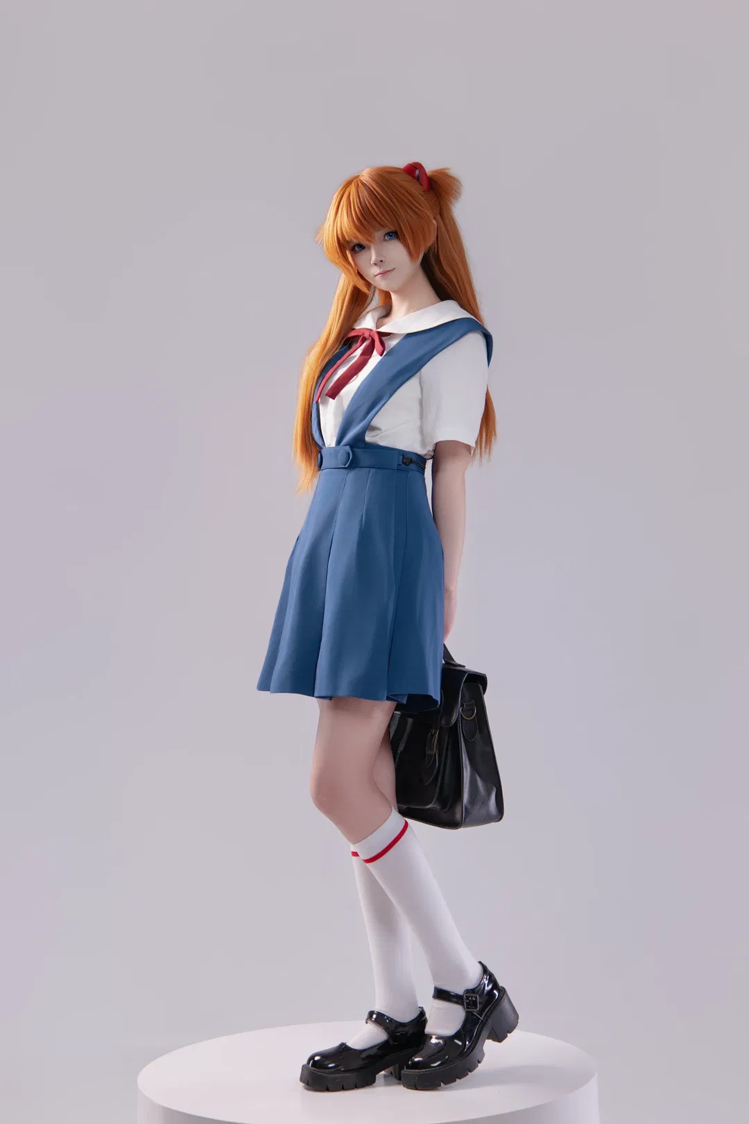 【明日香cos】新世纪福音战士经典校服九宫格拍照姿势分享 - 第 16 张