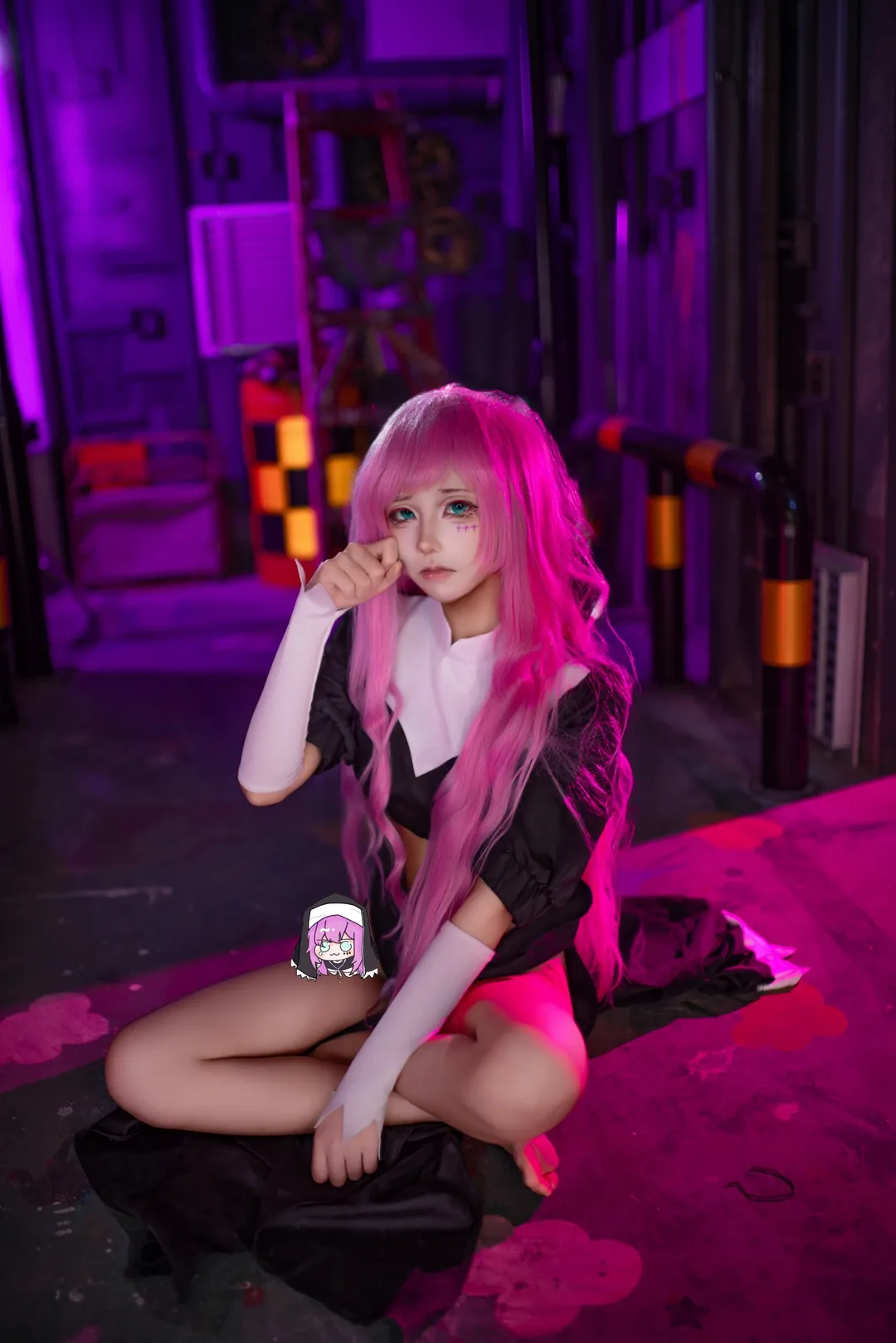 【珂珂cos】憧憬成为魔法少女的暗黑修女风 - 第 6 张