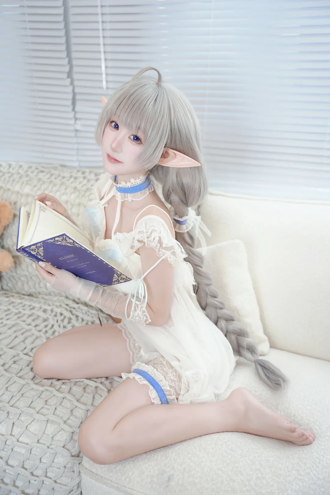【埃佛森cos】碧藍航線裡的慵懶午後，與書為伴的愜意時光 - 第 2 張