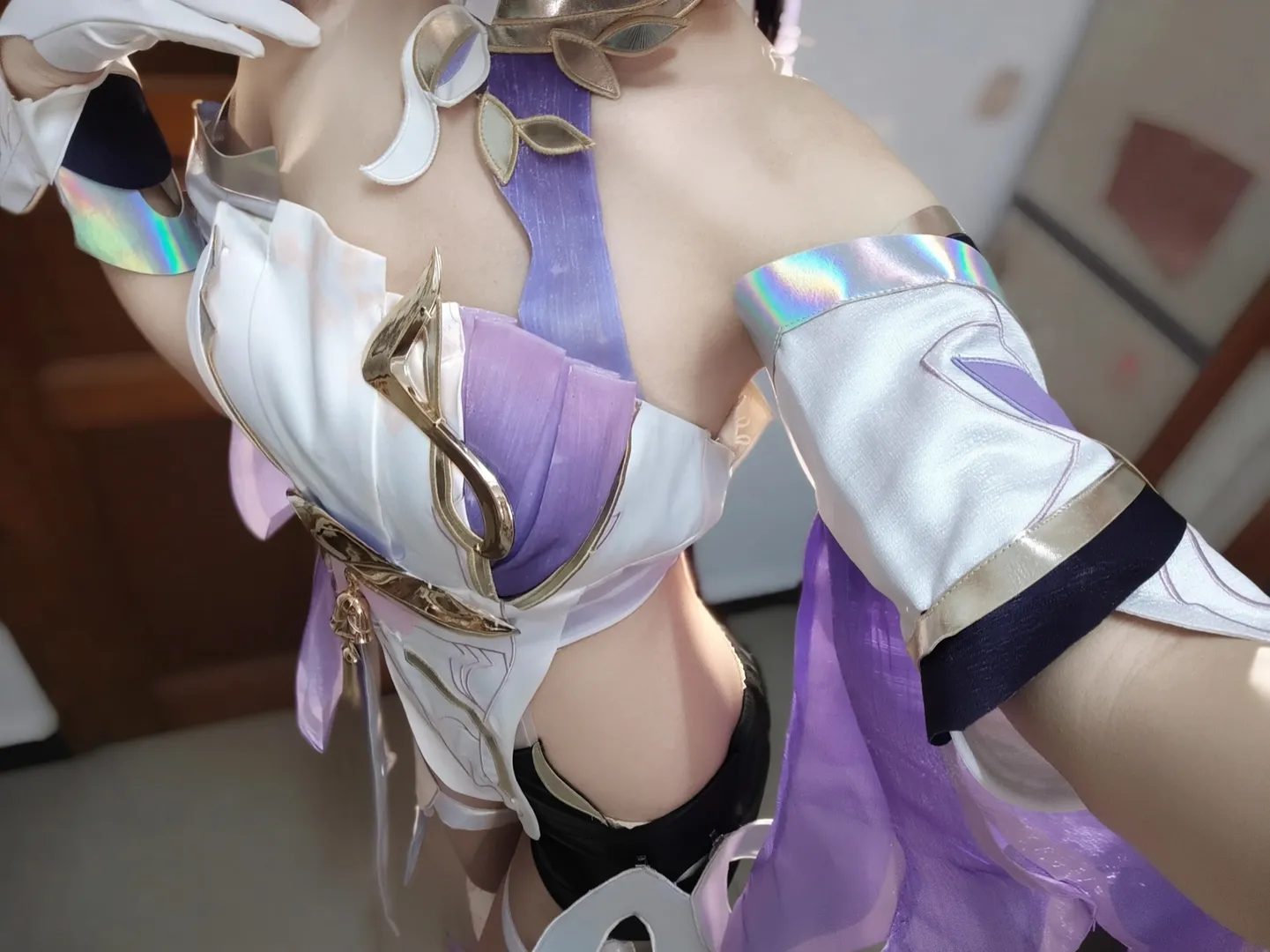 【爱莉希雅cos】崩坏三爱莉希雅人之律者试衣 - 第 2 张