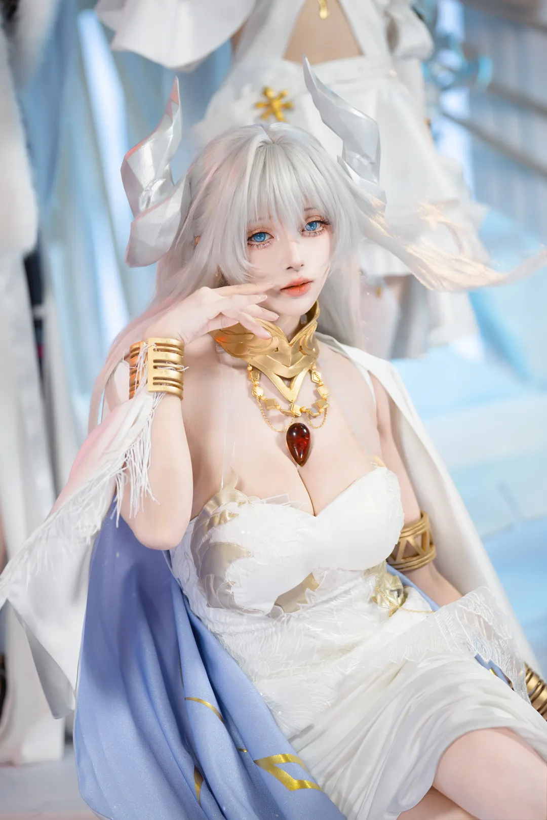 【瓦尔帕莱索cos】碧蓝航线白裙机械翼造型记录 - 第 1 张