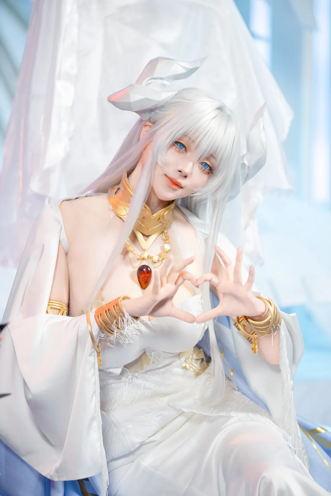 【瓦尔帕莱索cos】碧蓝航线白裙机械翼造型记录 - 第 2 张