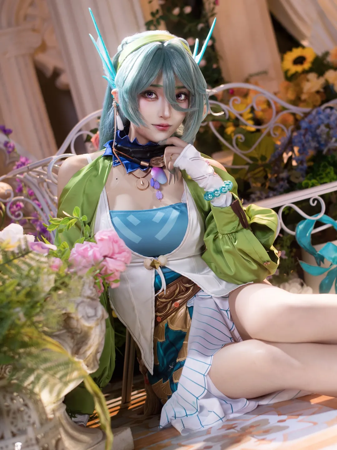 【瑟汐cos】绝区零歌后的花园茶话会 - 第 1 张