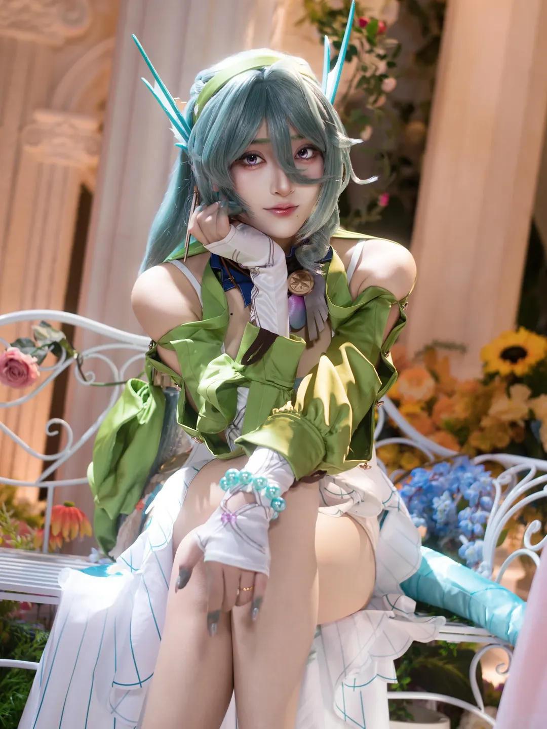 【瑟汐cos】绝区零歌后的花园茶话会 - 第 4 张