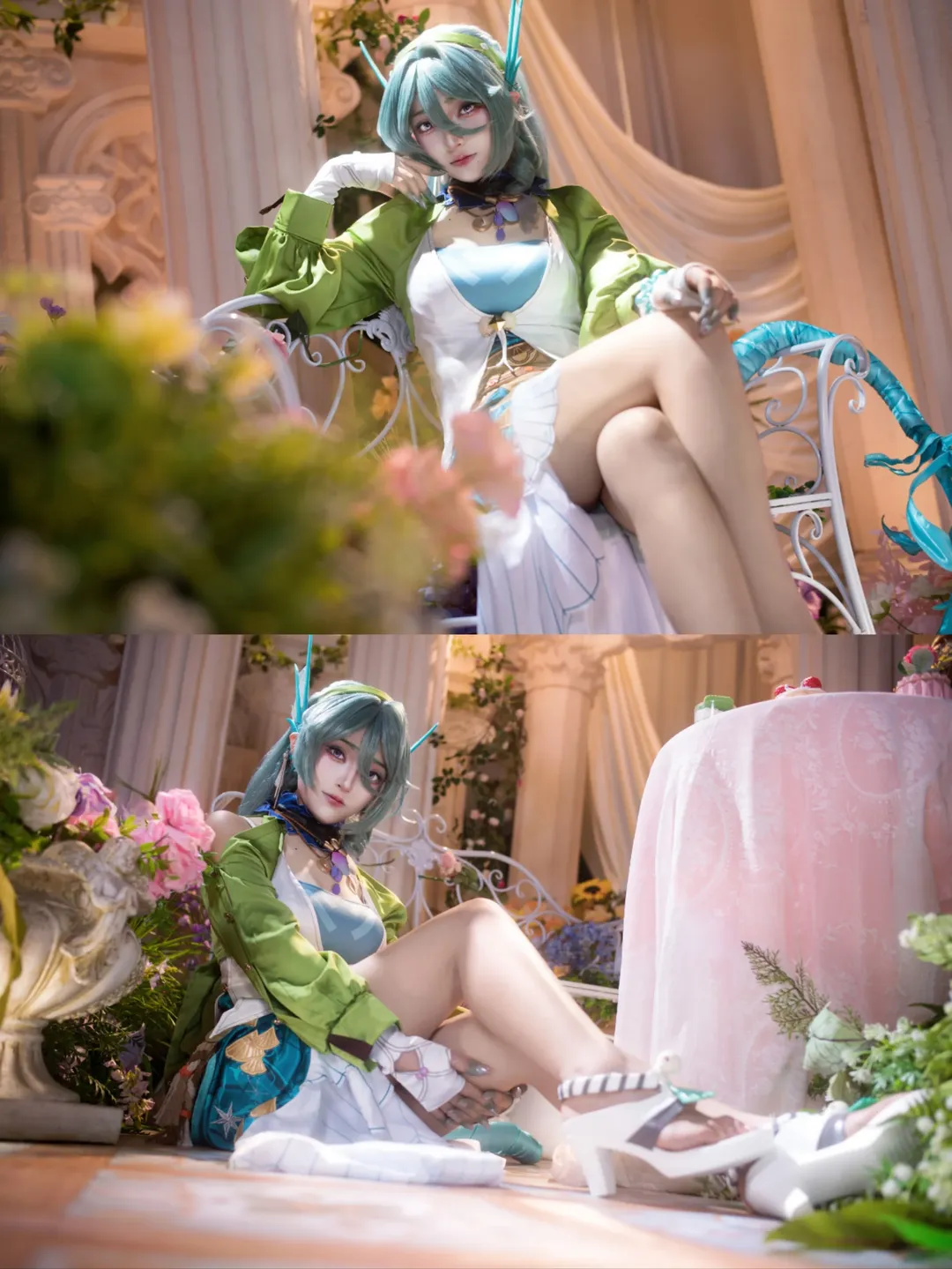 【瑟汐cos】绝区零歌后的花园茶话会 - 第 6 张