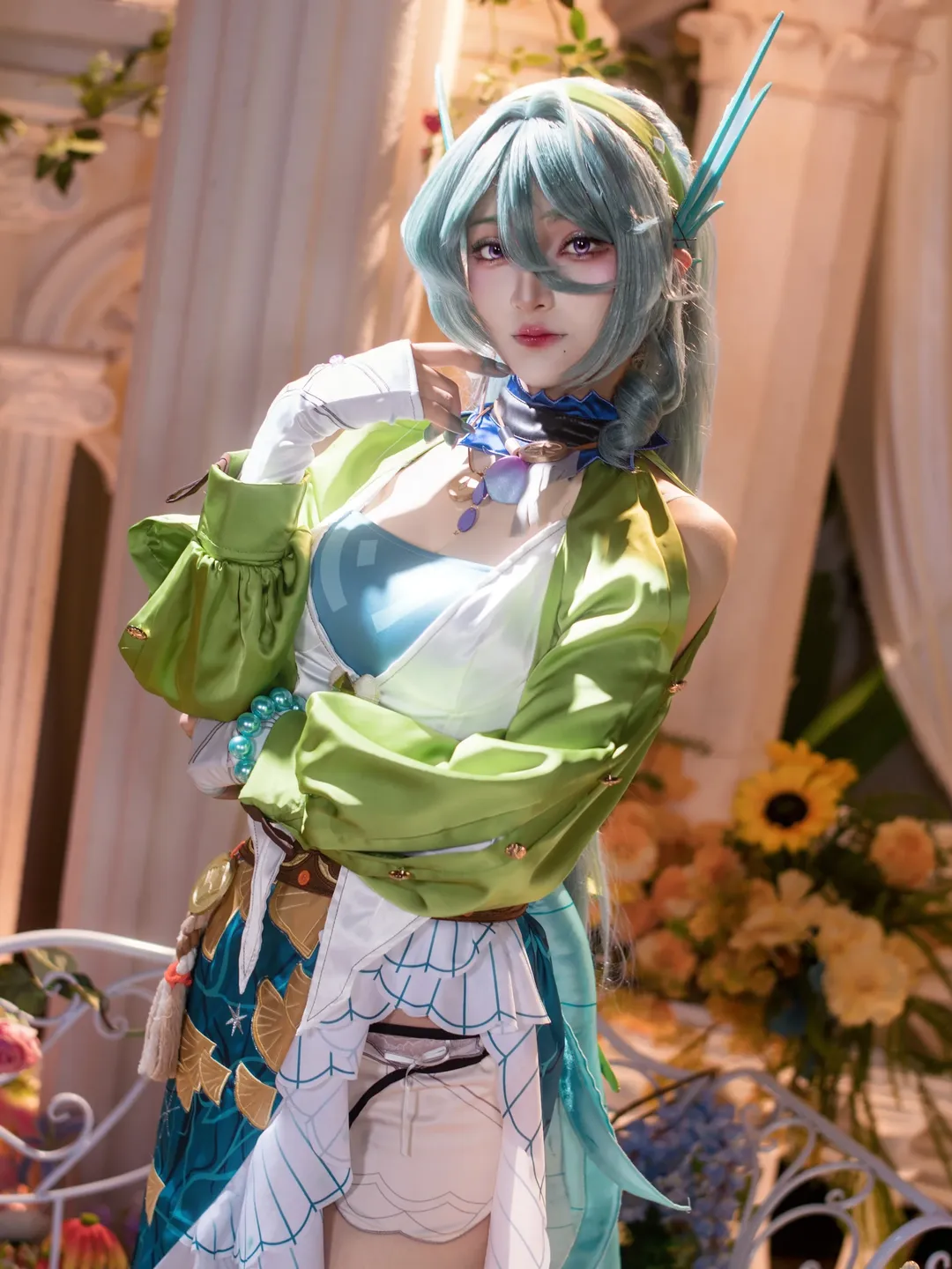 【瑟汐cos】绝区零歌后的花园茶话会 - 第 7 张