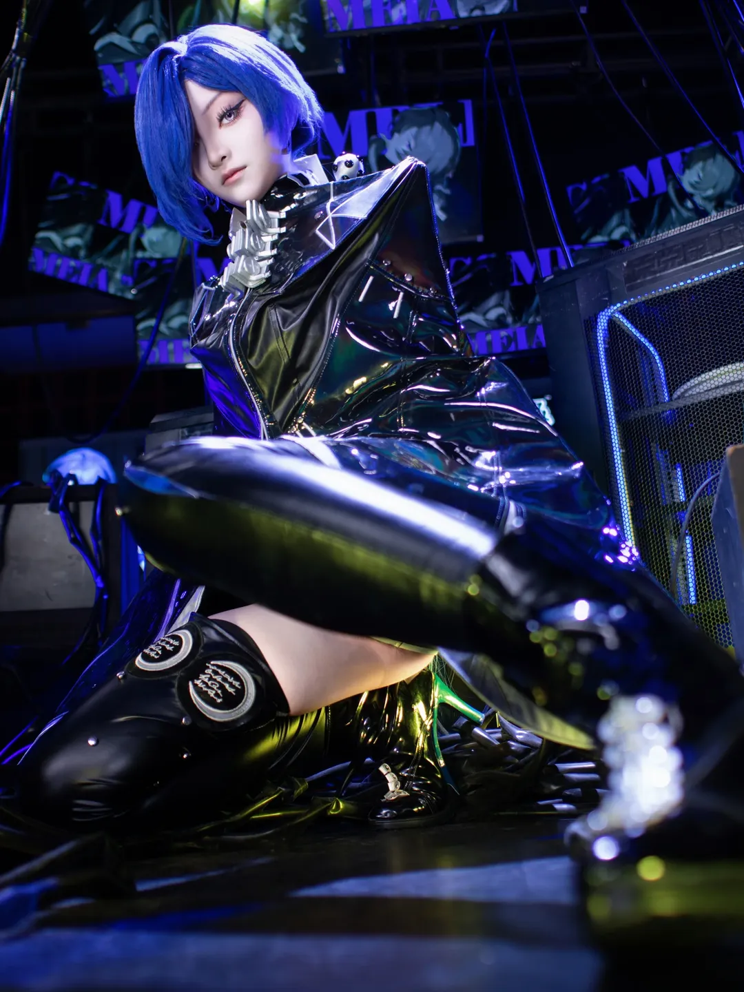 【普羅米婭cos】絕區零黑枝裁決官的暗夜大片 - 第 1 張