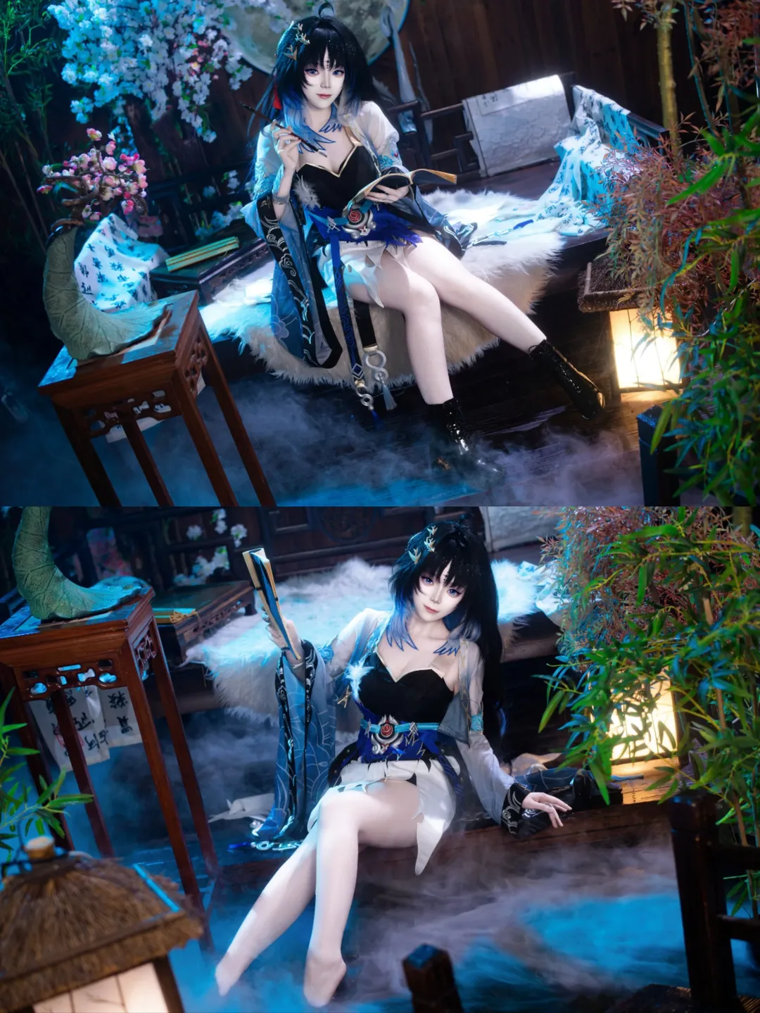 【秧秧cos】鸣潮玄翎造型的清冷与灵动 - 第 4 张