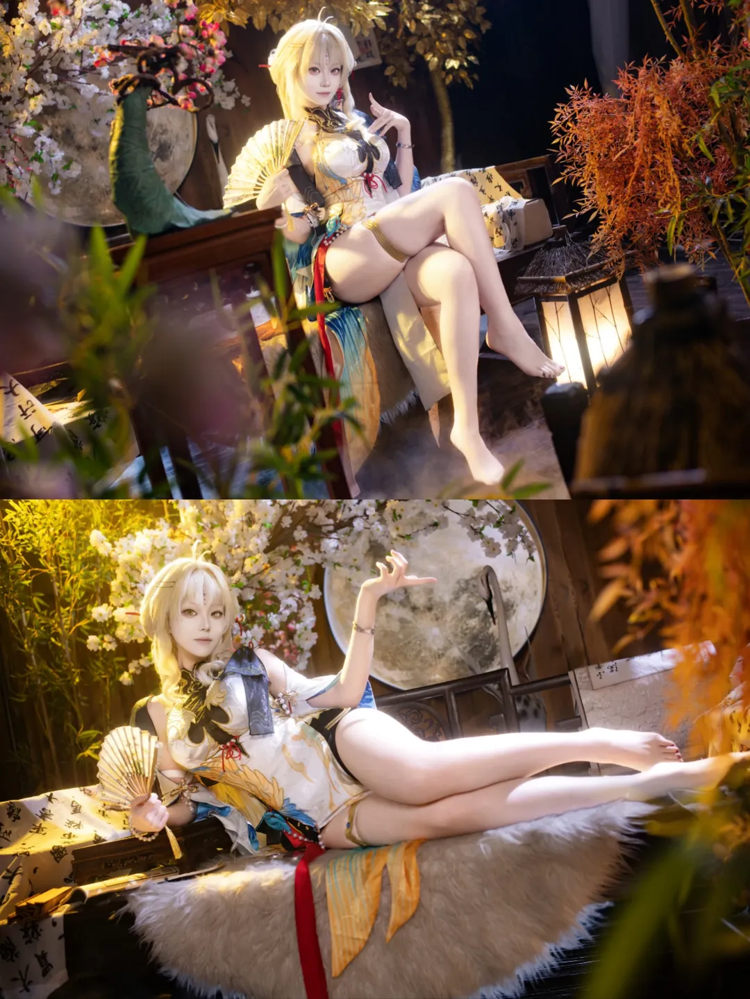 【穗穗cos】鸣潮穗穗执扇赴梦，一袖烟波入人间 - 第 2 张