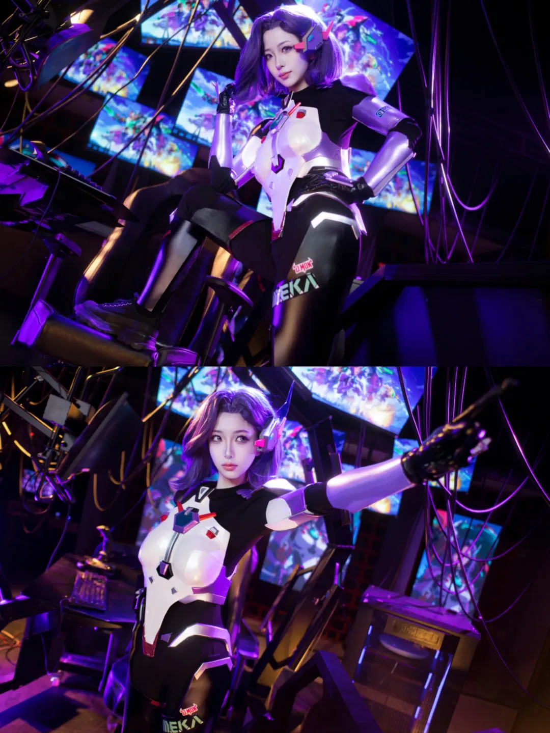 【李侑娜cos】守望先锋MEKA小队的内部对决 - 第 3 张