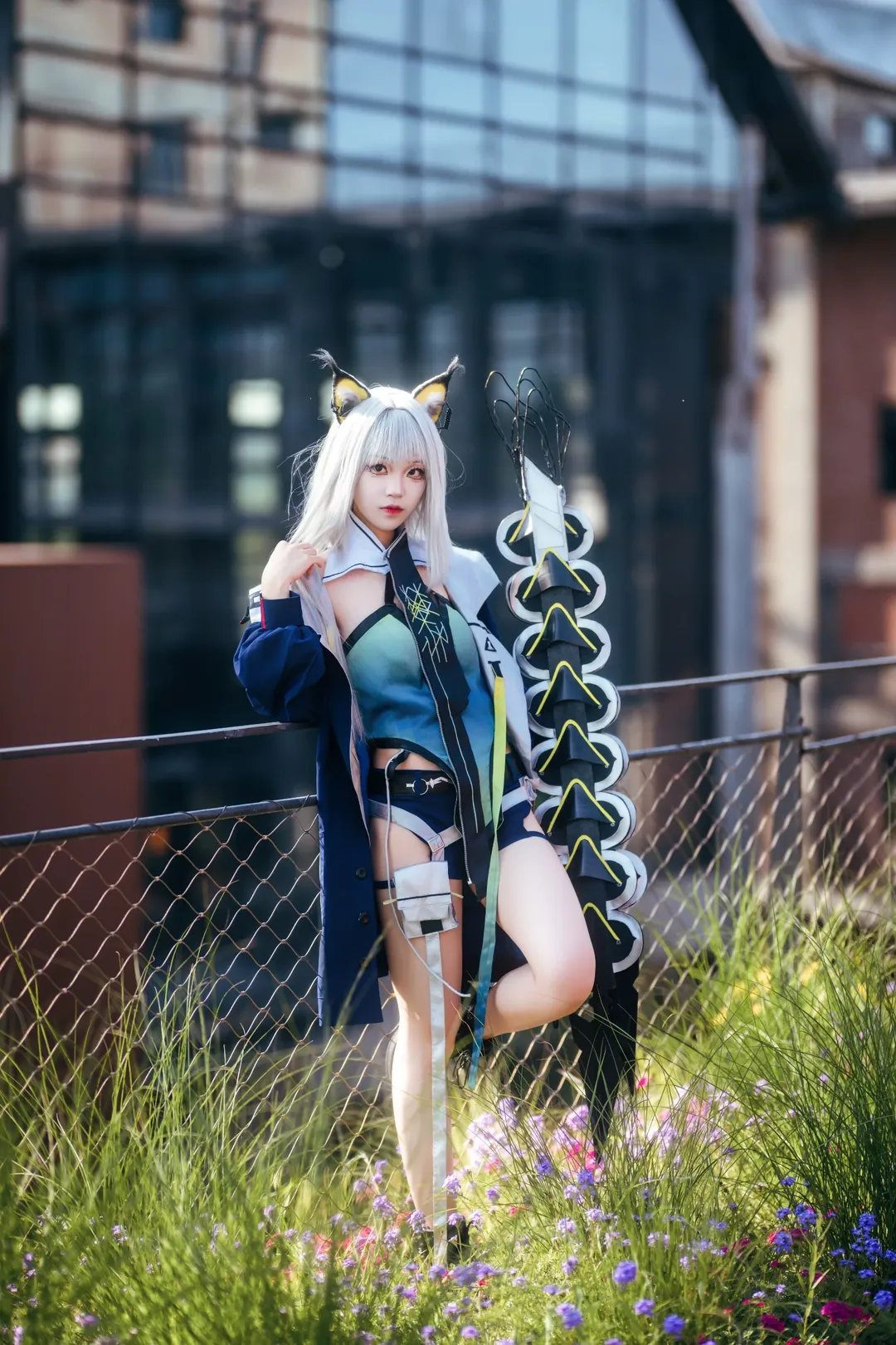 【凱爾希cos】明日方舟，廢墟與野花間的重灌 - 第 1 張