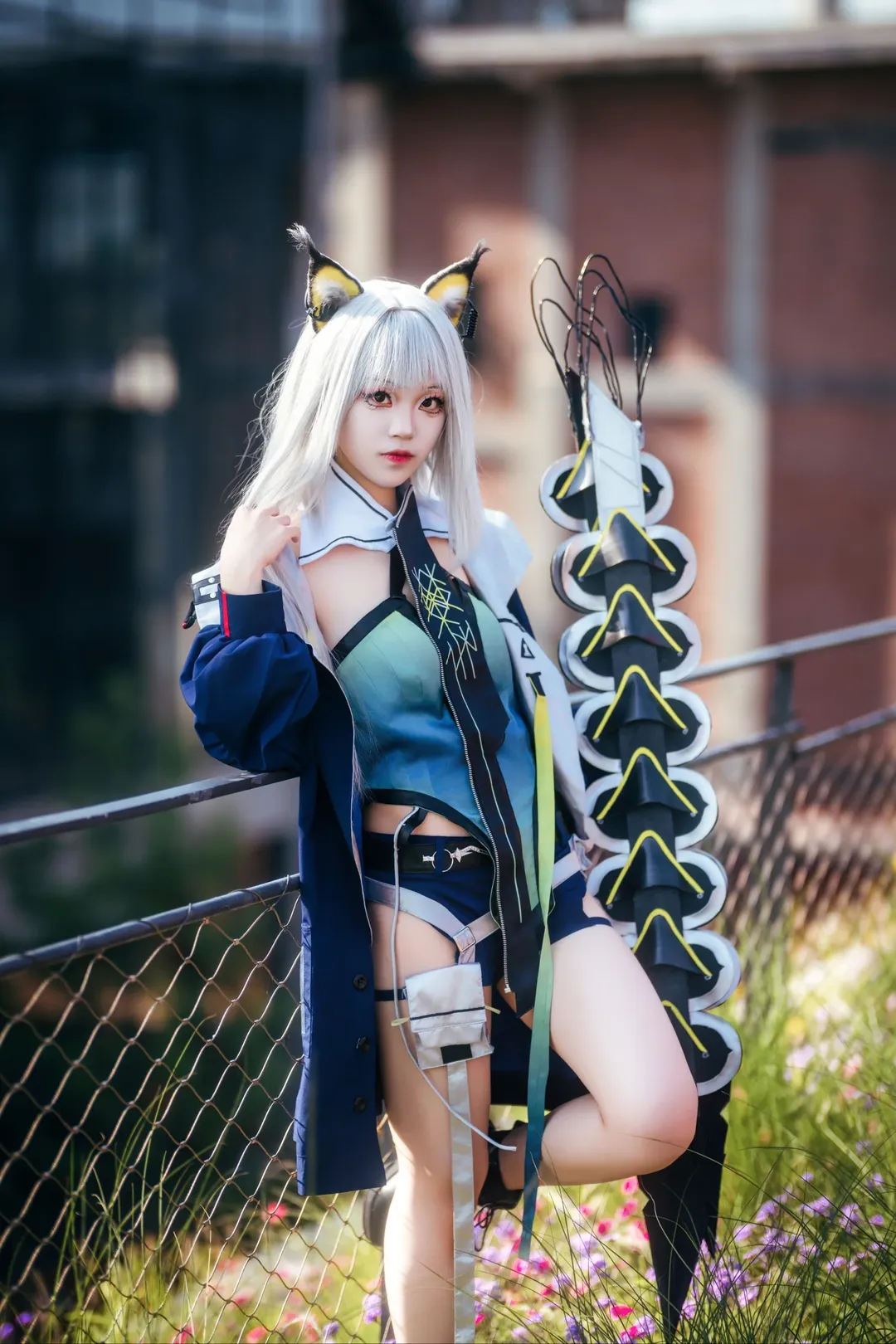 【凱爾希cos】明日方舟，廢墟與野花間的重灌 - 第 2 張