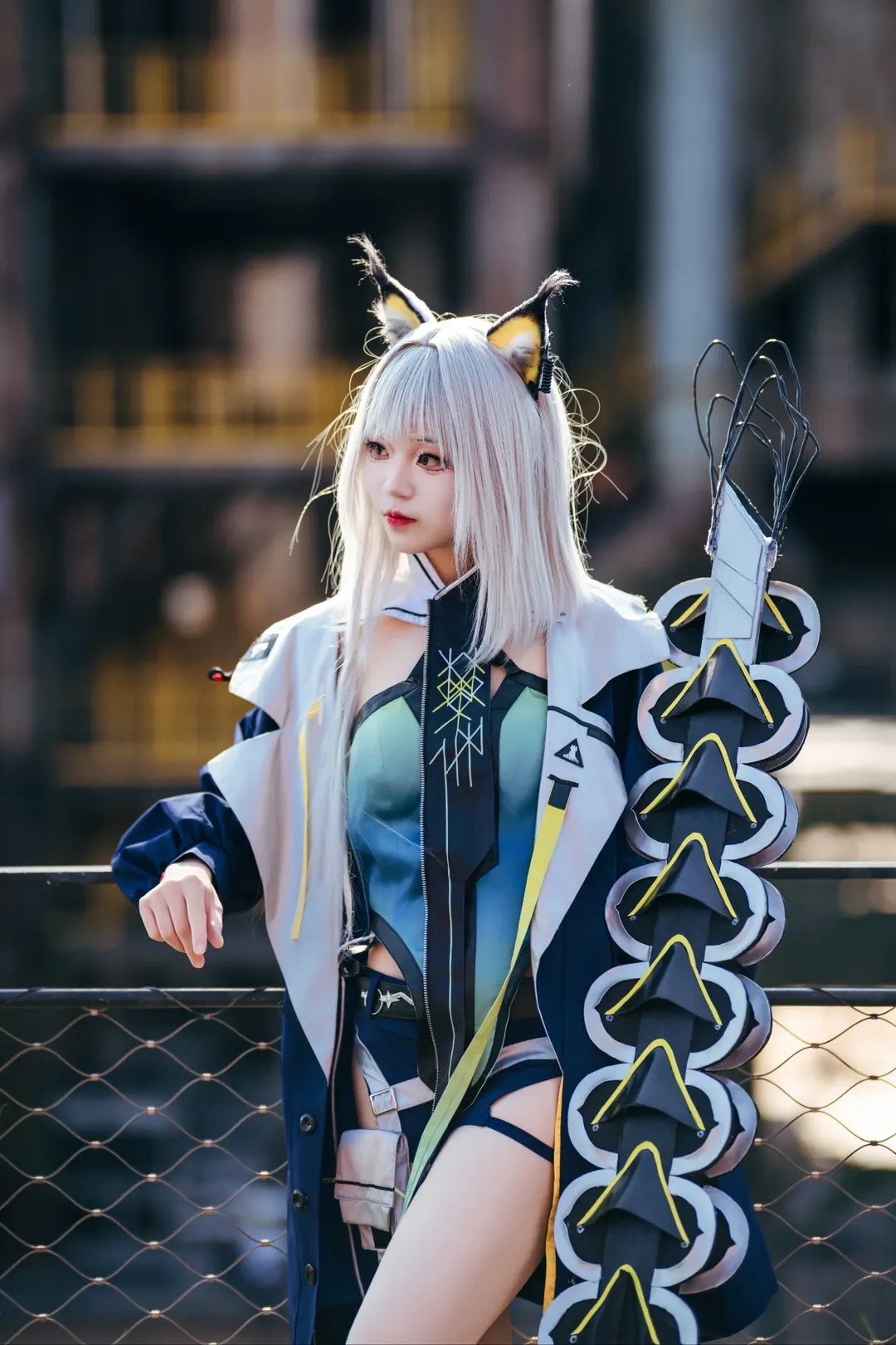 【凱爾希cos】明日方舟，廢墟與野花間的重灌 - 第 5 張