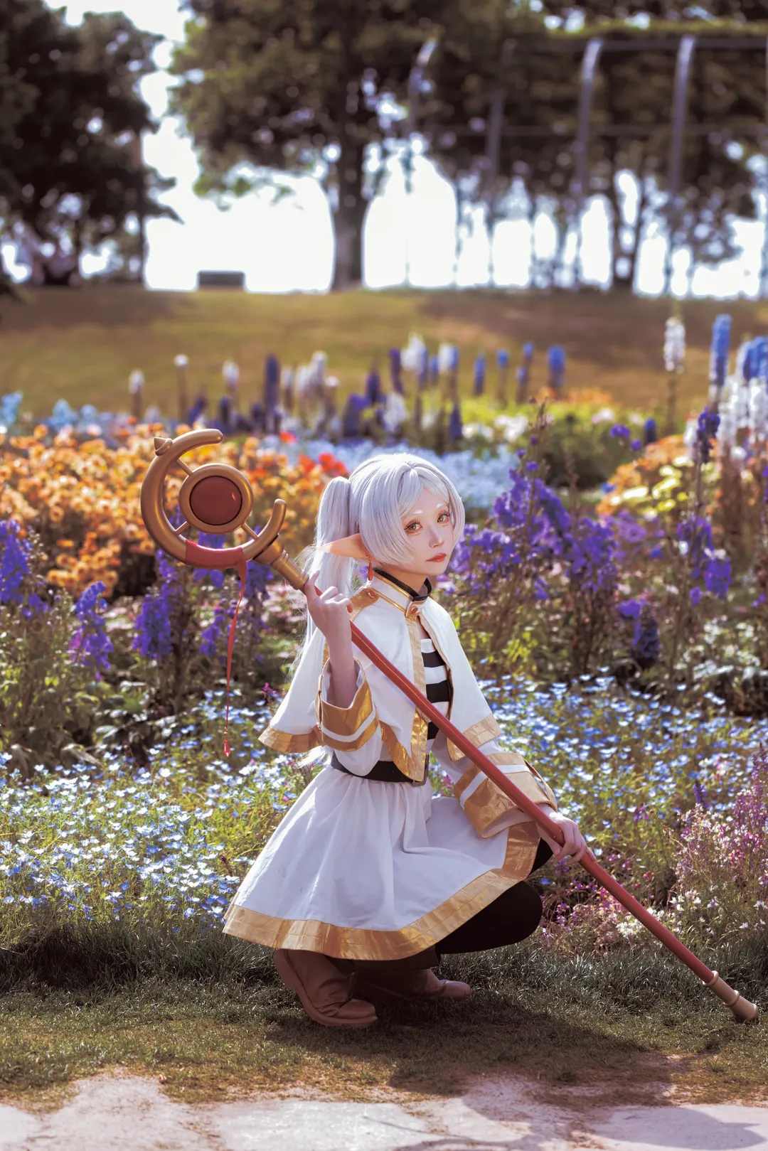 【芙莉莲cos】阳光花海里的安静魔法使
