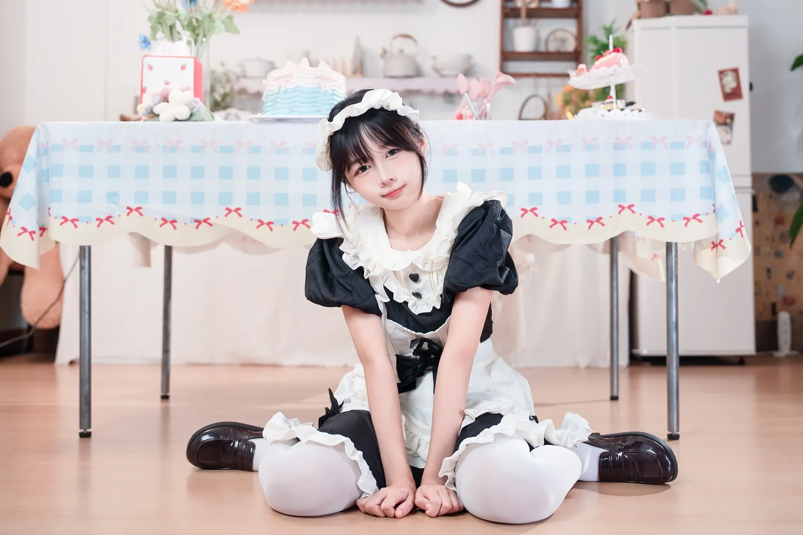 黑白女仆装厨房甜品拍摄记录 - 第 4 张