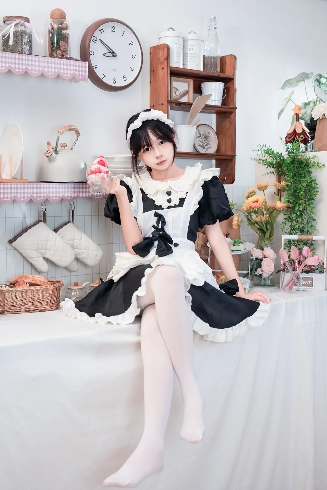 黑白女仆装厨房甜品拍摄记录 - 第 7 张
