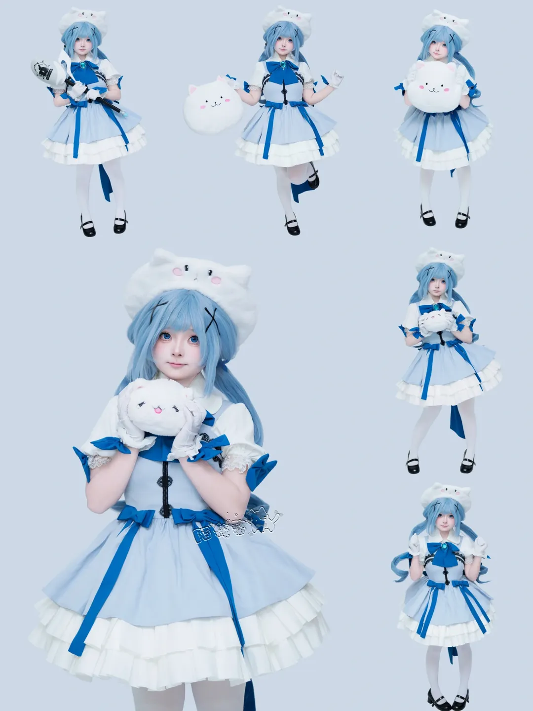 【香风智乃cos】魔法少女的蓝白可爱日常 - 第 1 张