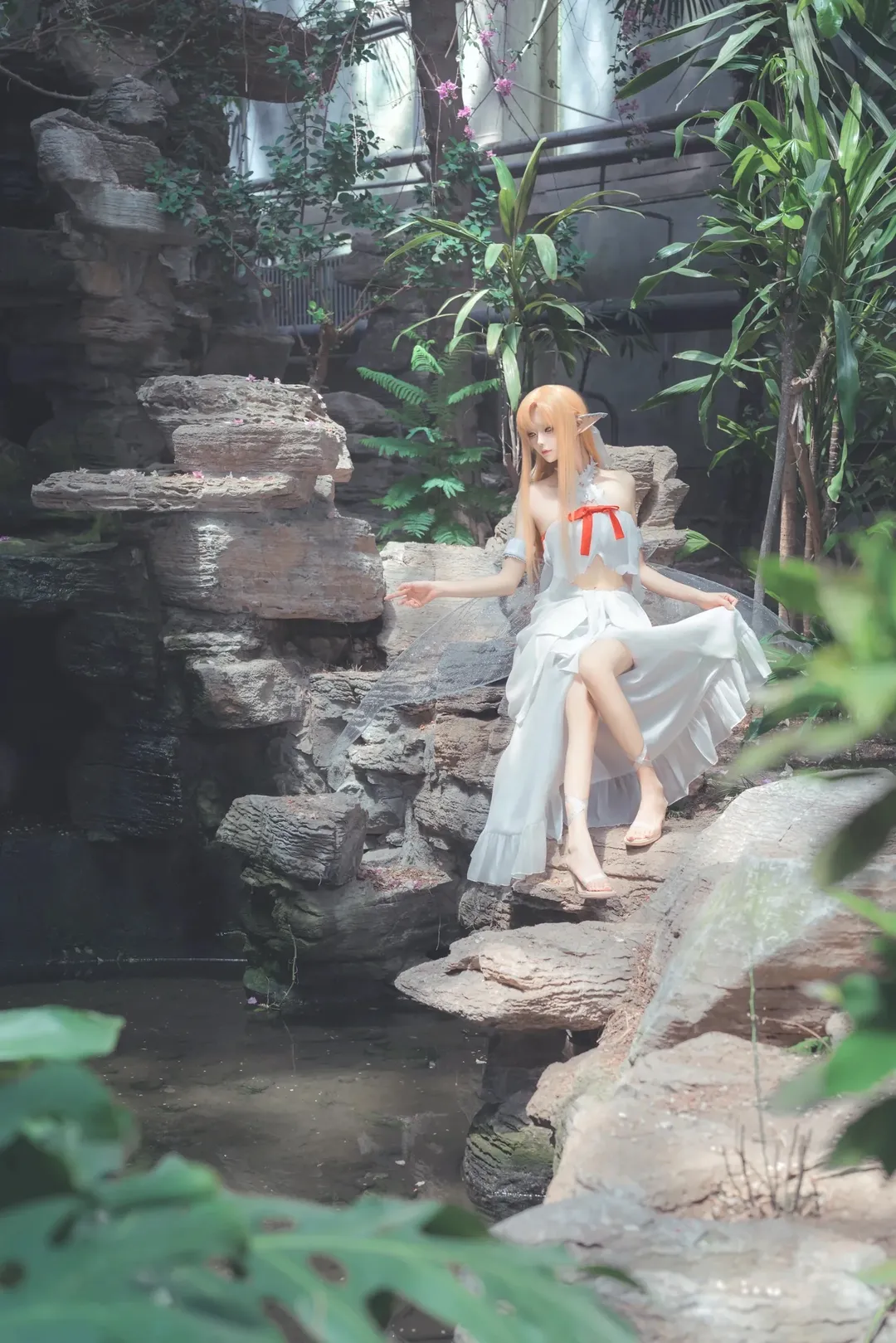 【亚丝娜cos】刀剑神域妖精之舞篇的温室记录 - 第 1 张
