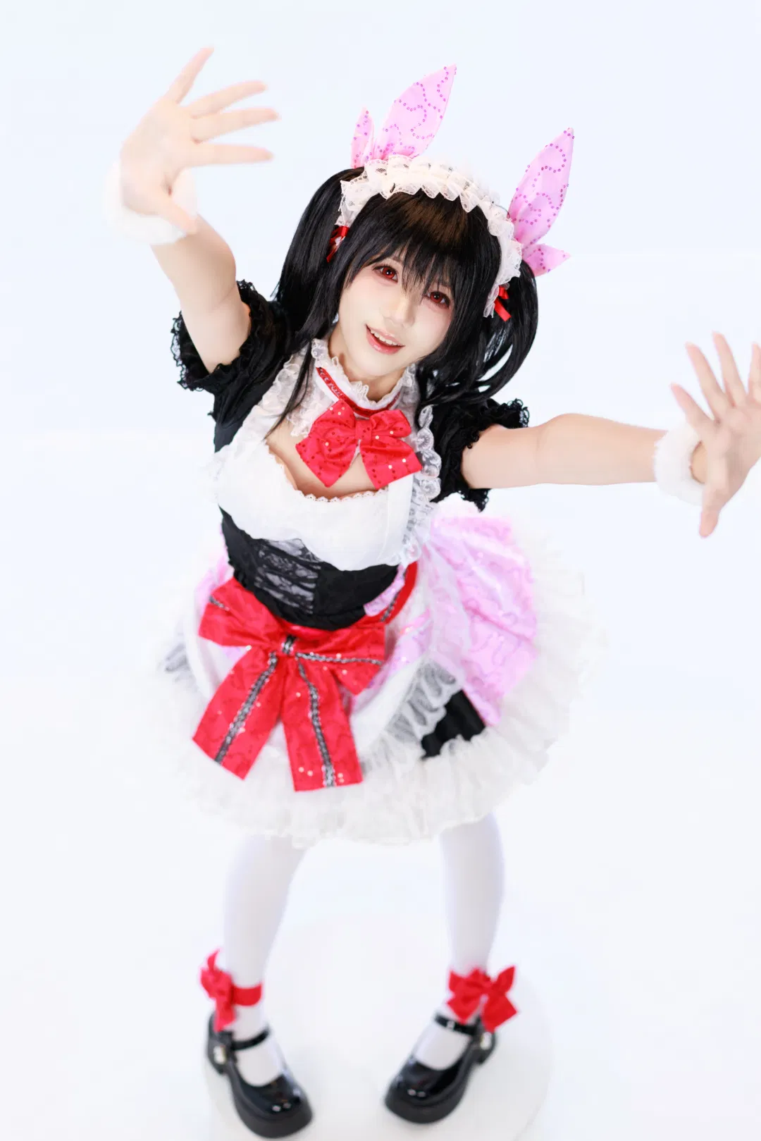 【矢泽妮可cos】Lovelive双马尾女仆装的元气日常 - 第 3 张